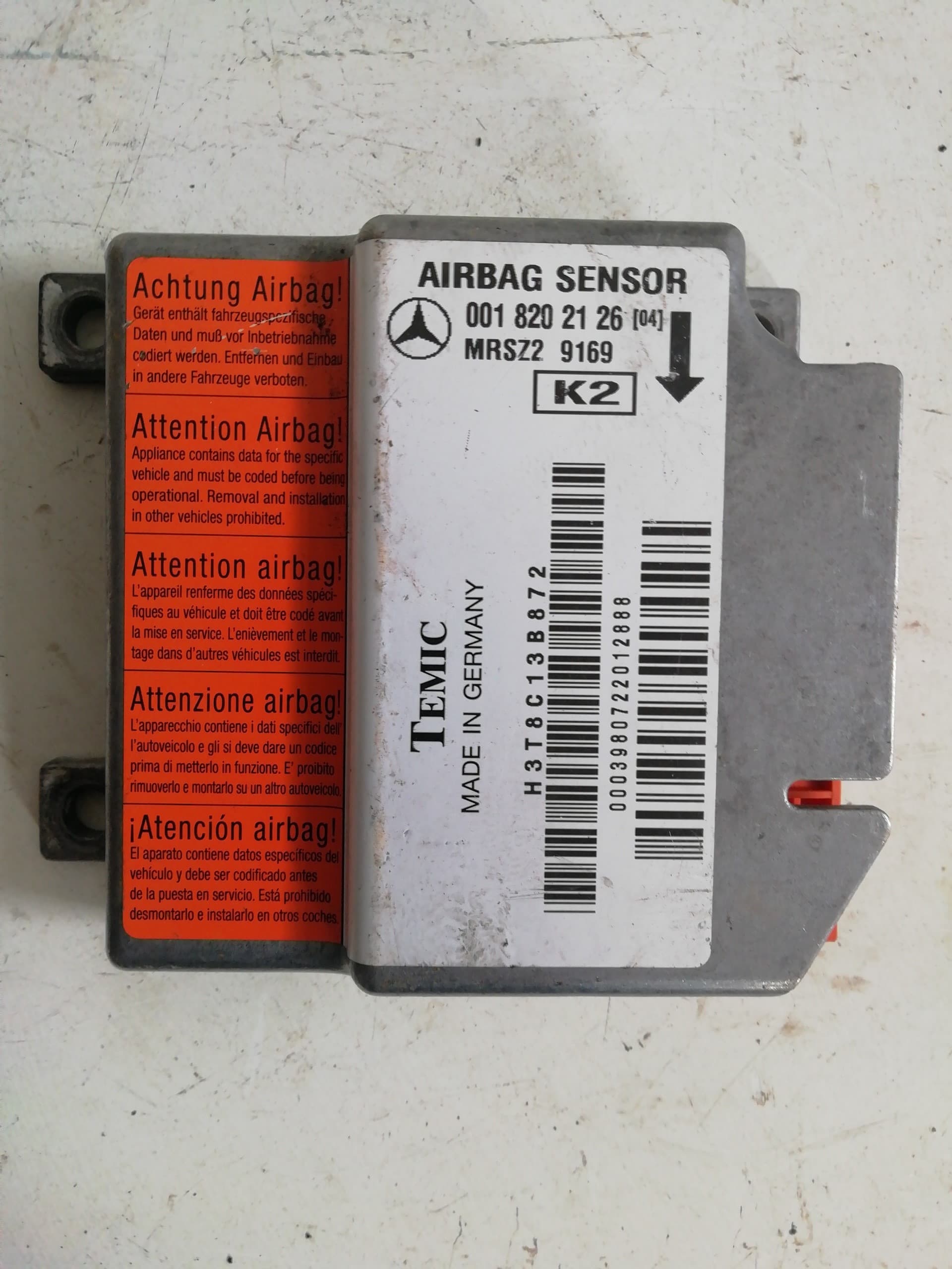Centralita airbag MERCEDES-BENZ CLASE E (W124) BERLINA