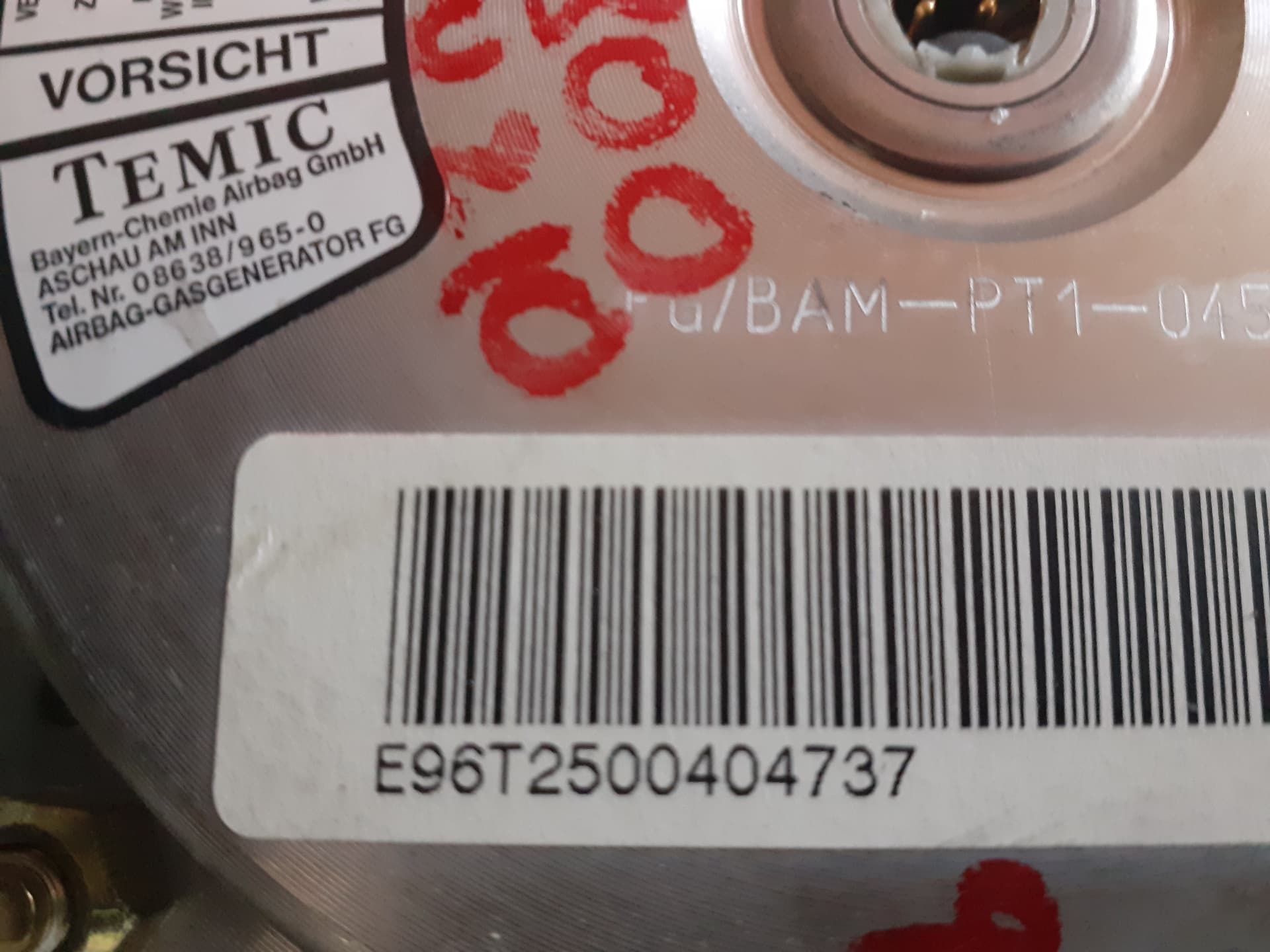 Airbag delantero izquierdo MERCEDES-BENZ CLASE E (W124) BERLINA 3