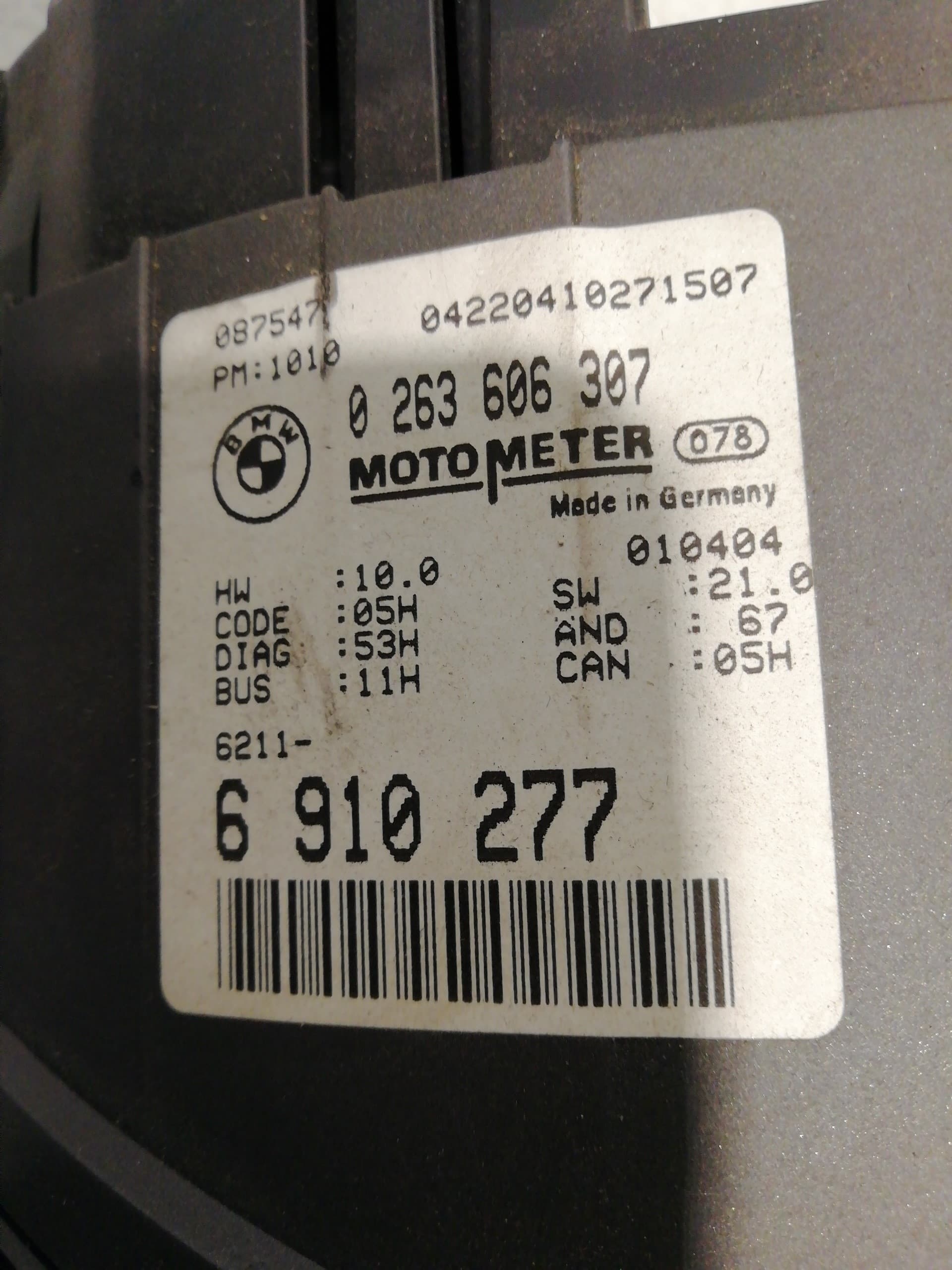 Cuadro instrumentos BMW SERIE 3 BERLINA (E30) 3