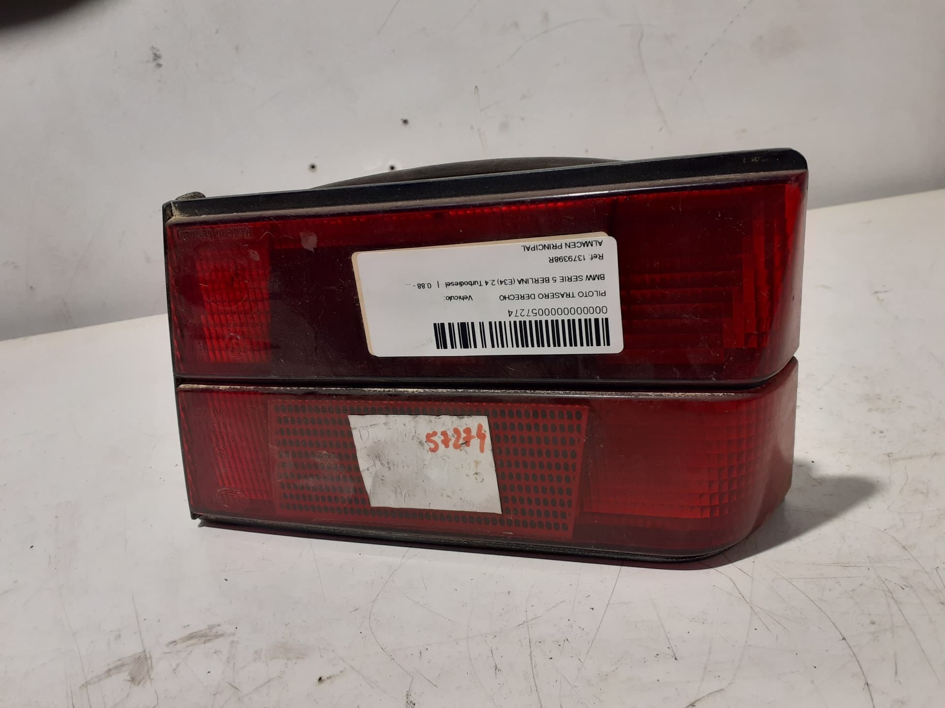 Piloto trasero derecho BMW SERIE 5 BERLINA (E34)