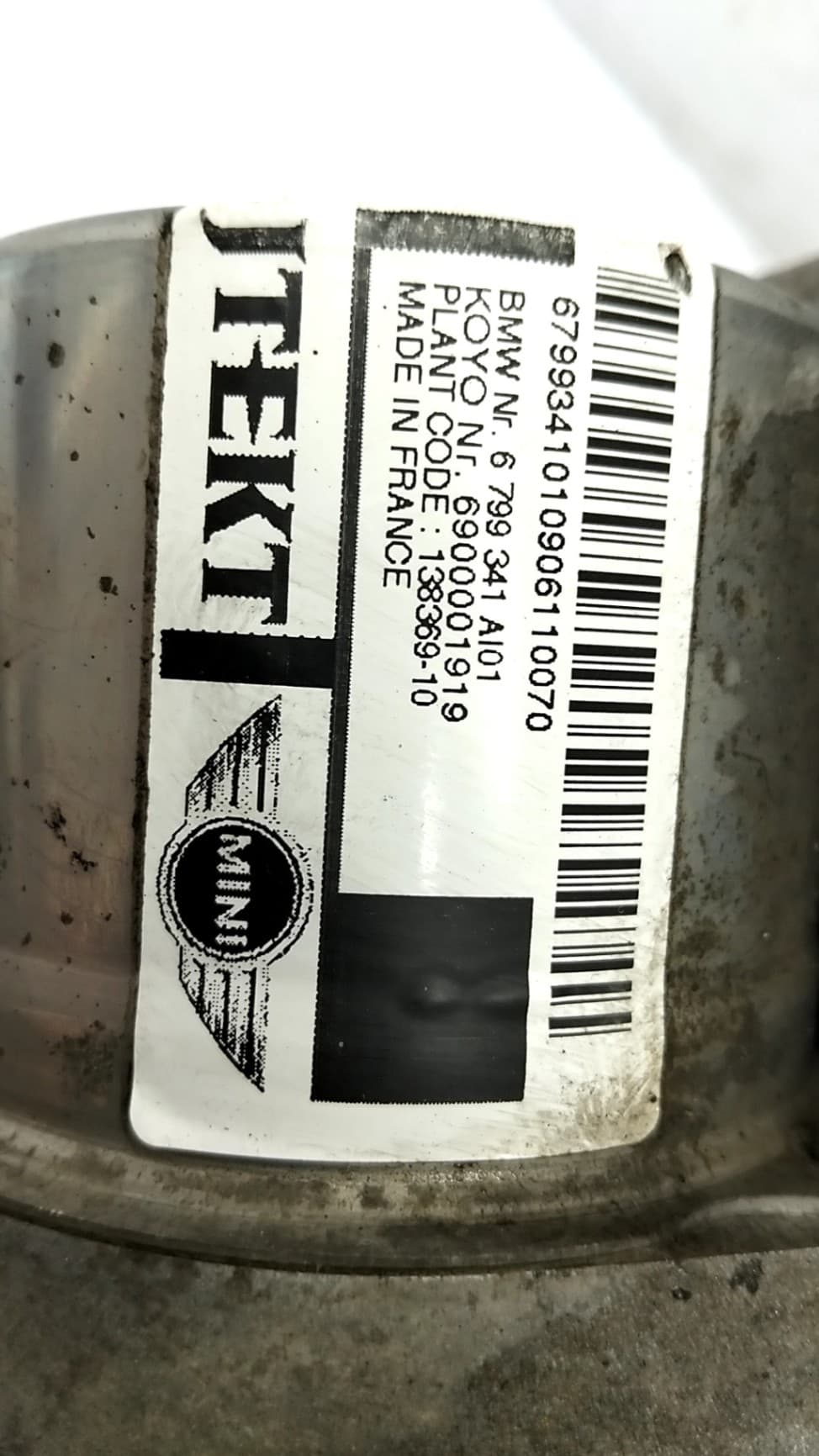 Cremallera direccion MINI (R56) 2