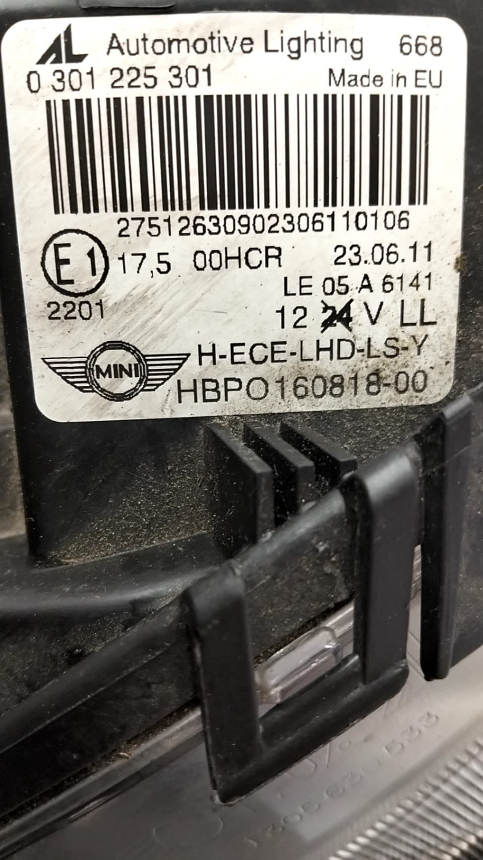 Faro derecho MINI (R56) 2