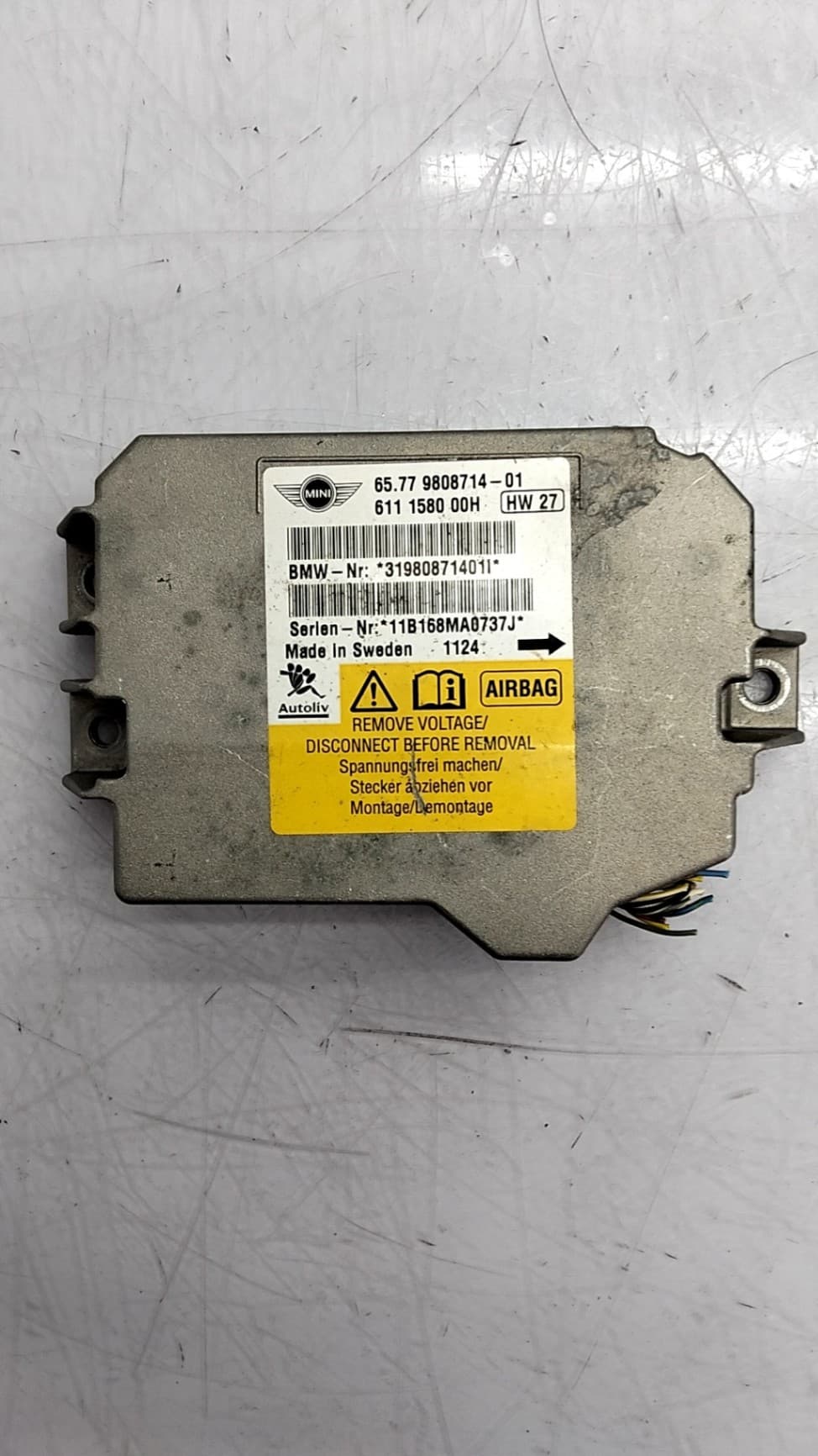 Centralita airbag MINI (R56) 2