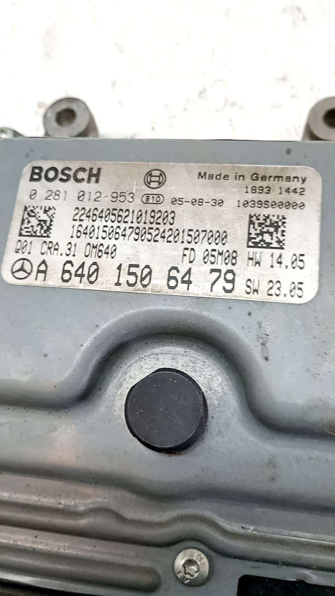 Centralita motor uce MERCEDES-BENZ CLASE A (W169) 3