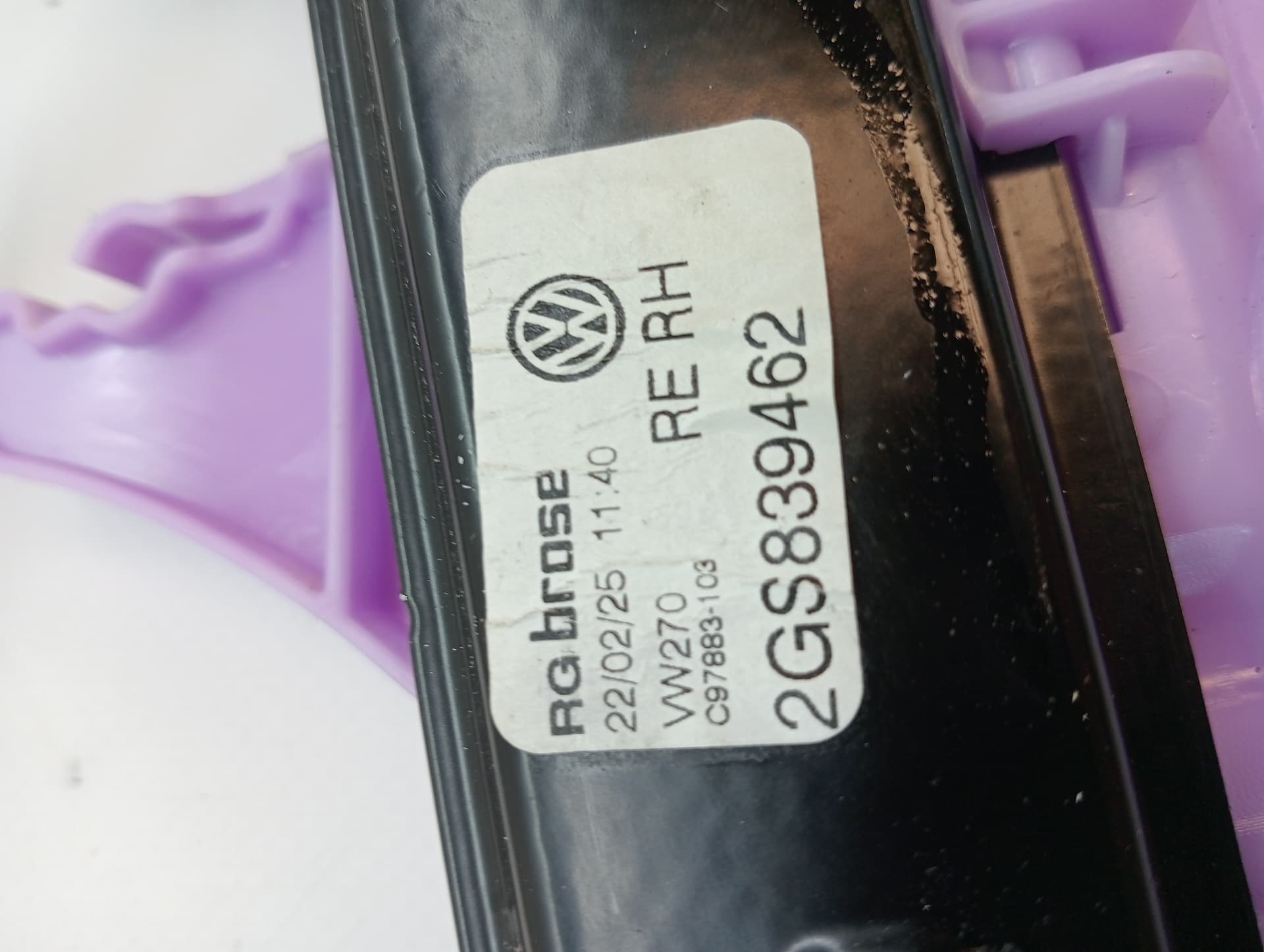 Elevalunas trasero derecho VOLKSWAGEN POLO 3