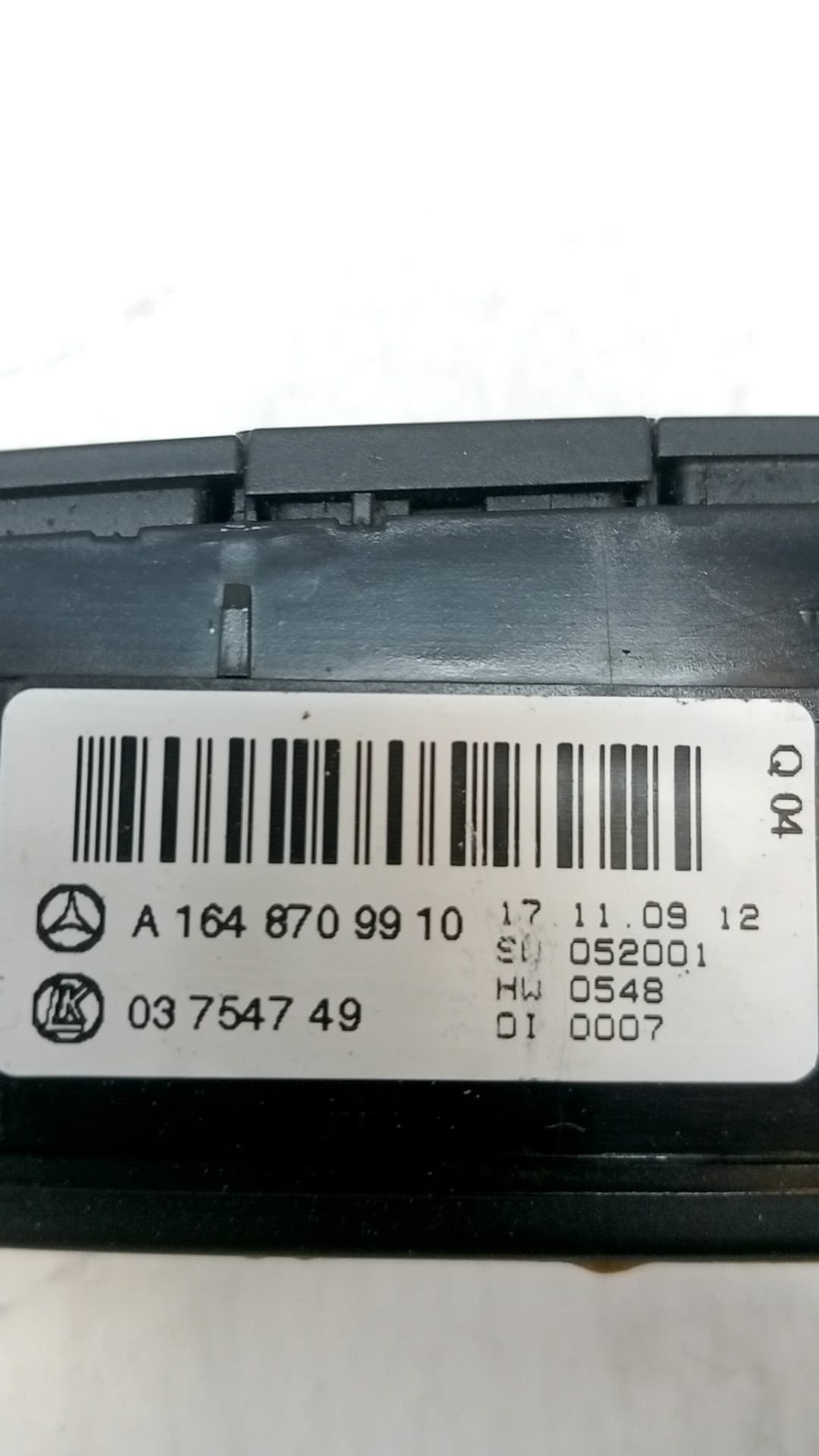 Warning MERCEDES-BENZ CLASE M (W164) 2