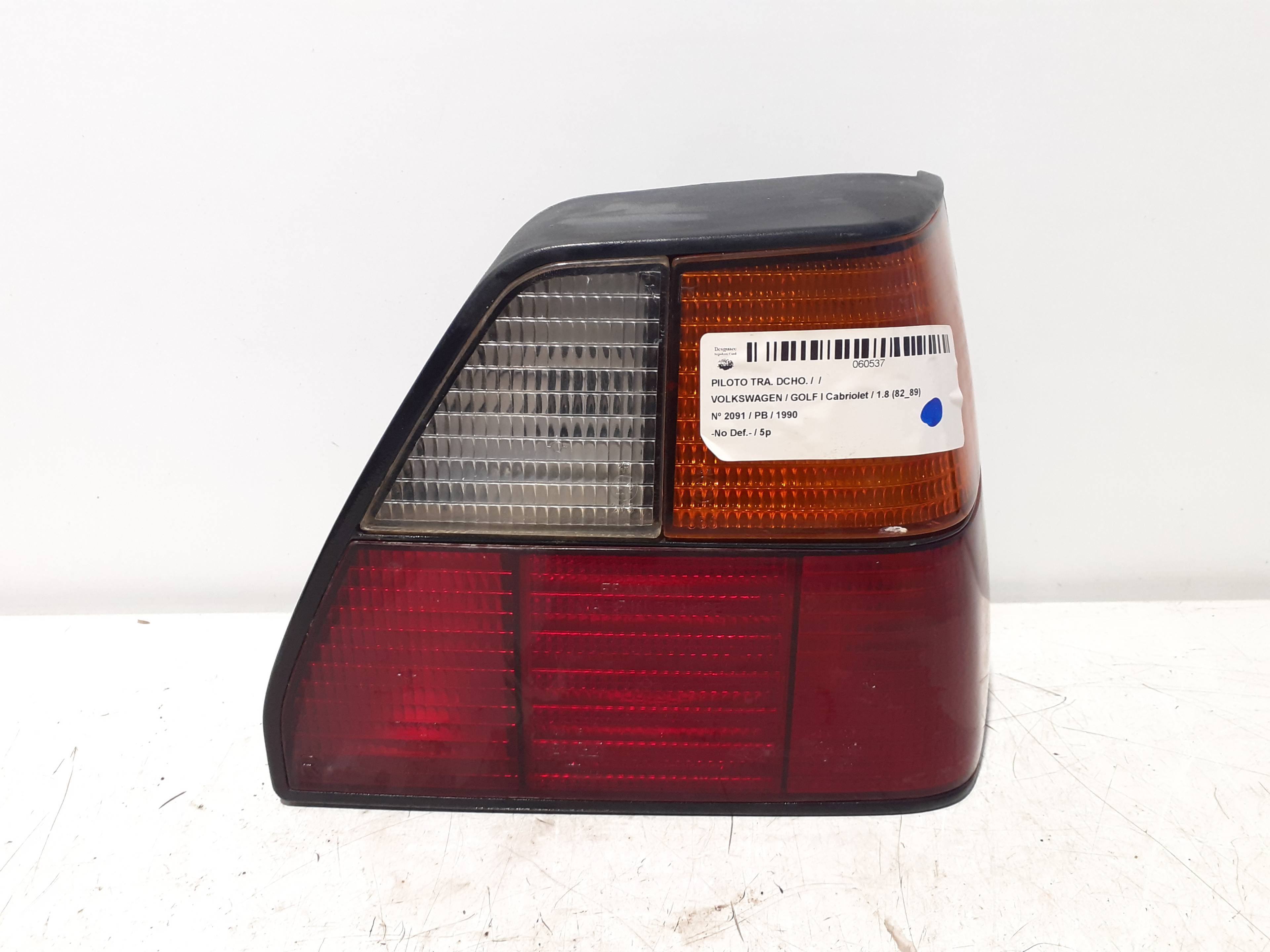 Piloto trasero derecho VOLKSWAGEN GOLF III BERLINA (1H1)