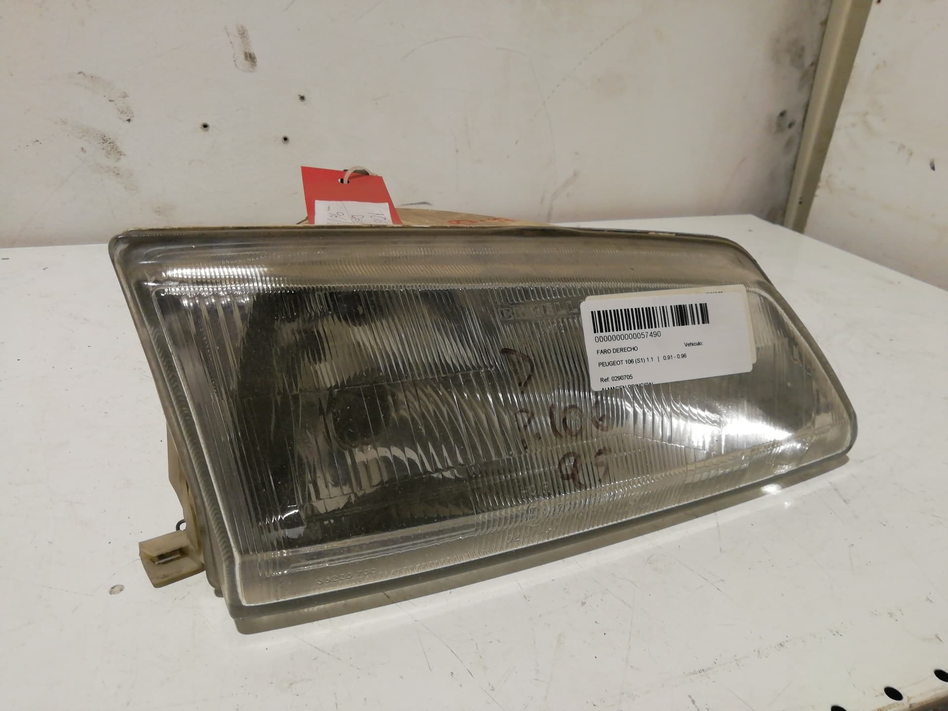Faro derecho PEUGEOT 106 (S1)