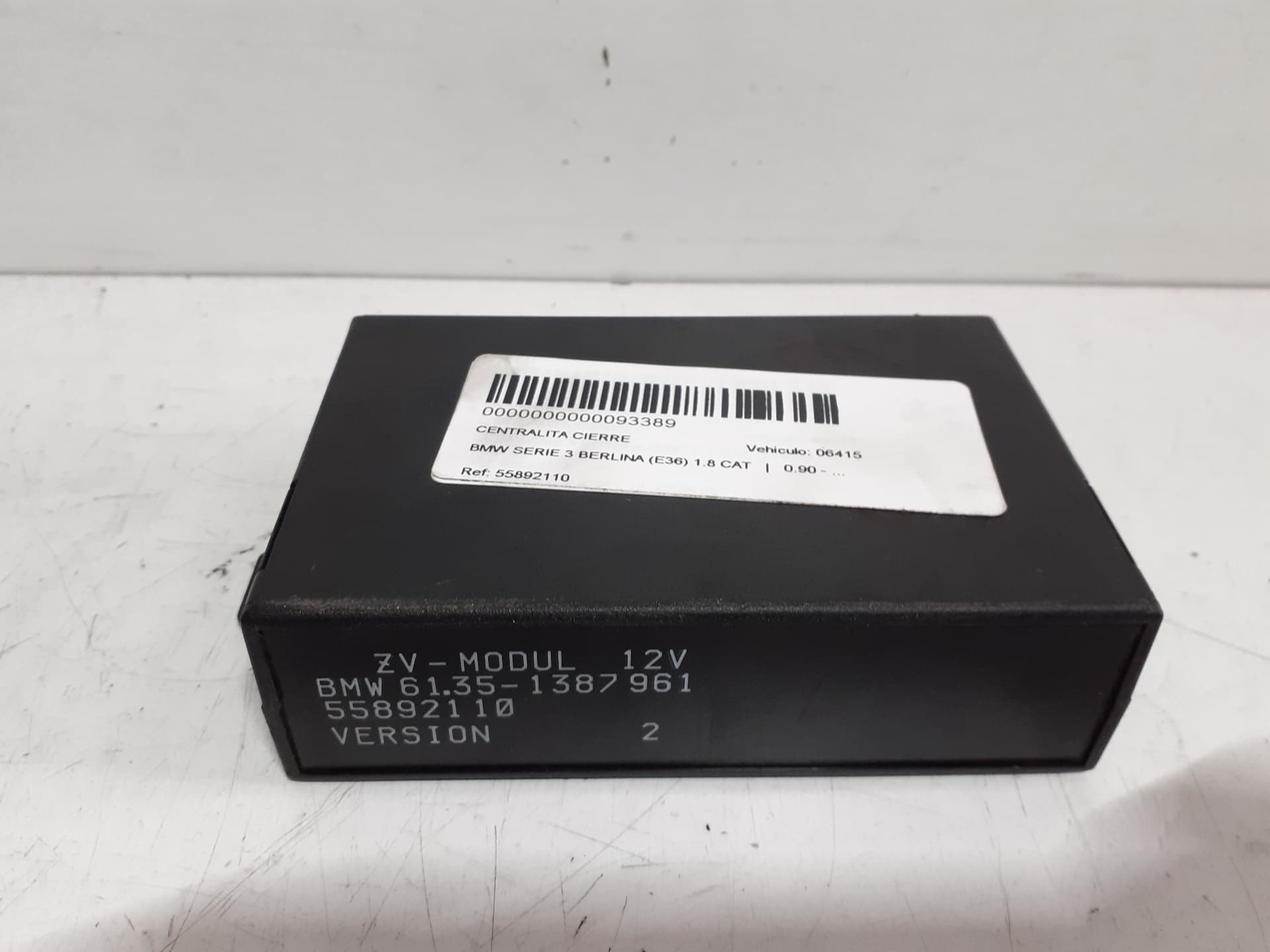 Modulo electronico BMW SERIE 3 BERLINA (E36) 3