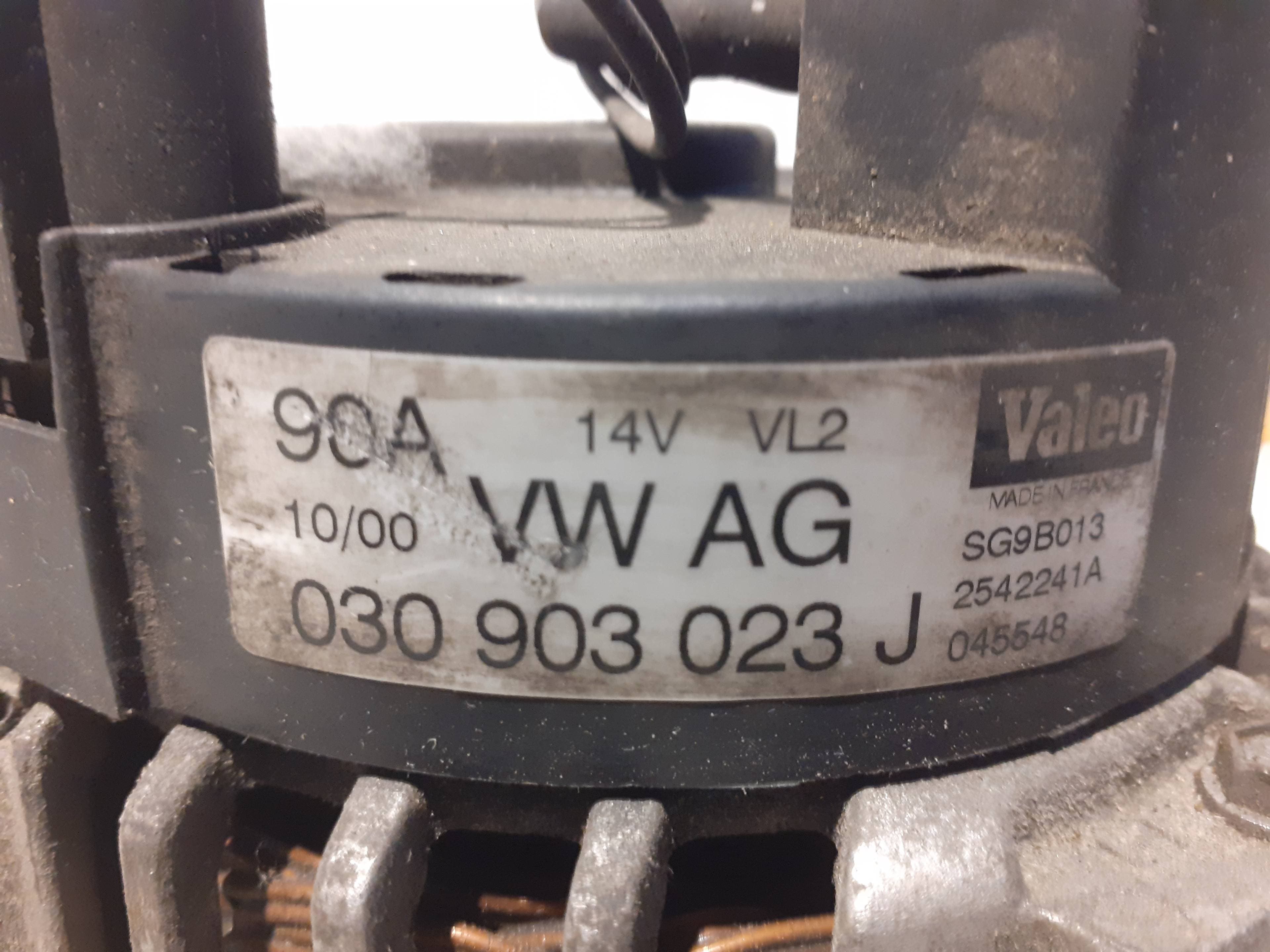 Alternador VOLKSWAGEN GOLF IV BERLINA (1J1) 2