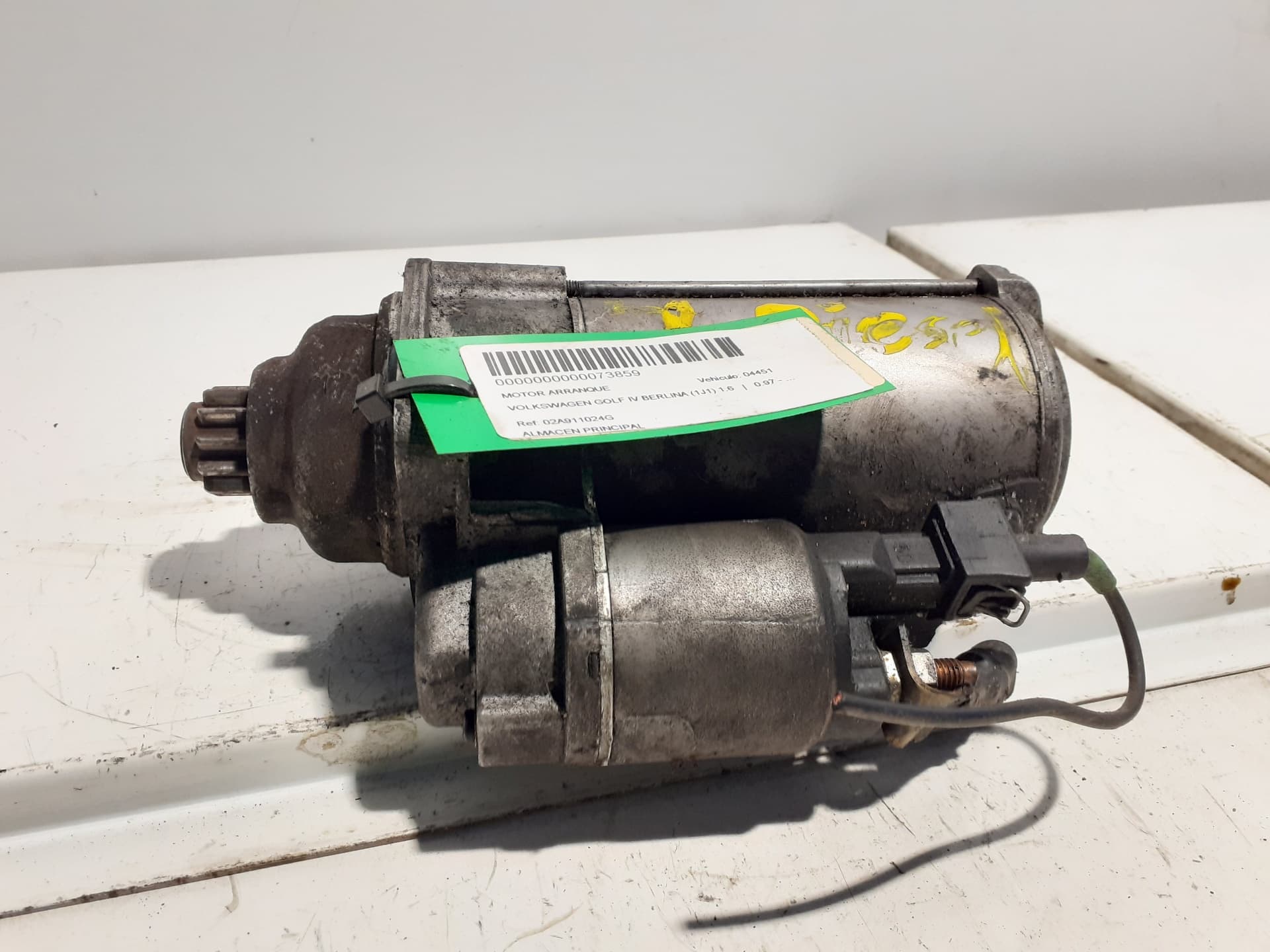 Motor arranque VOLKSWAGEN GOLF IV BERLINA (1J1)