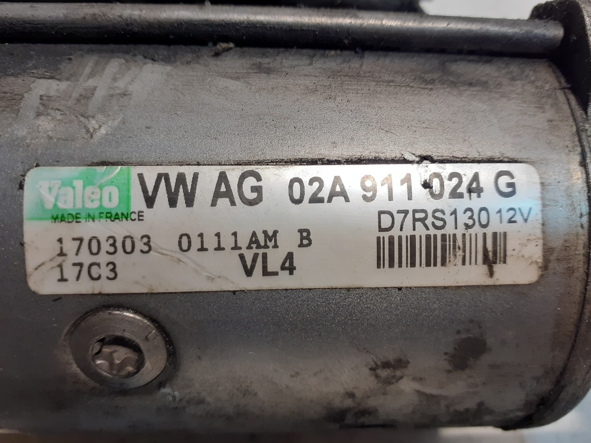 Motor arranque VOLKSWAGEN GOLF IV BERLINA (1J1) 2
