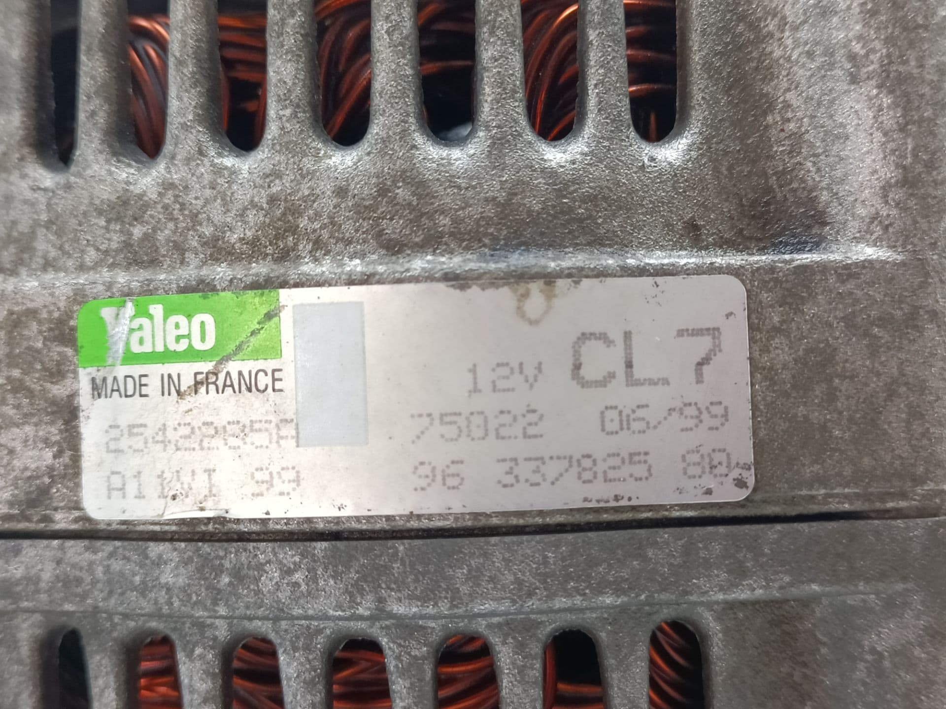 Alternador PEUGEOT 206 BERLINA 2