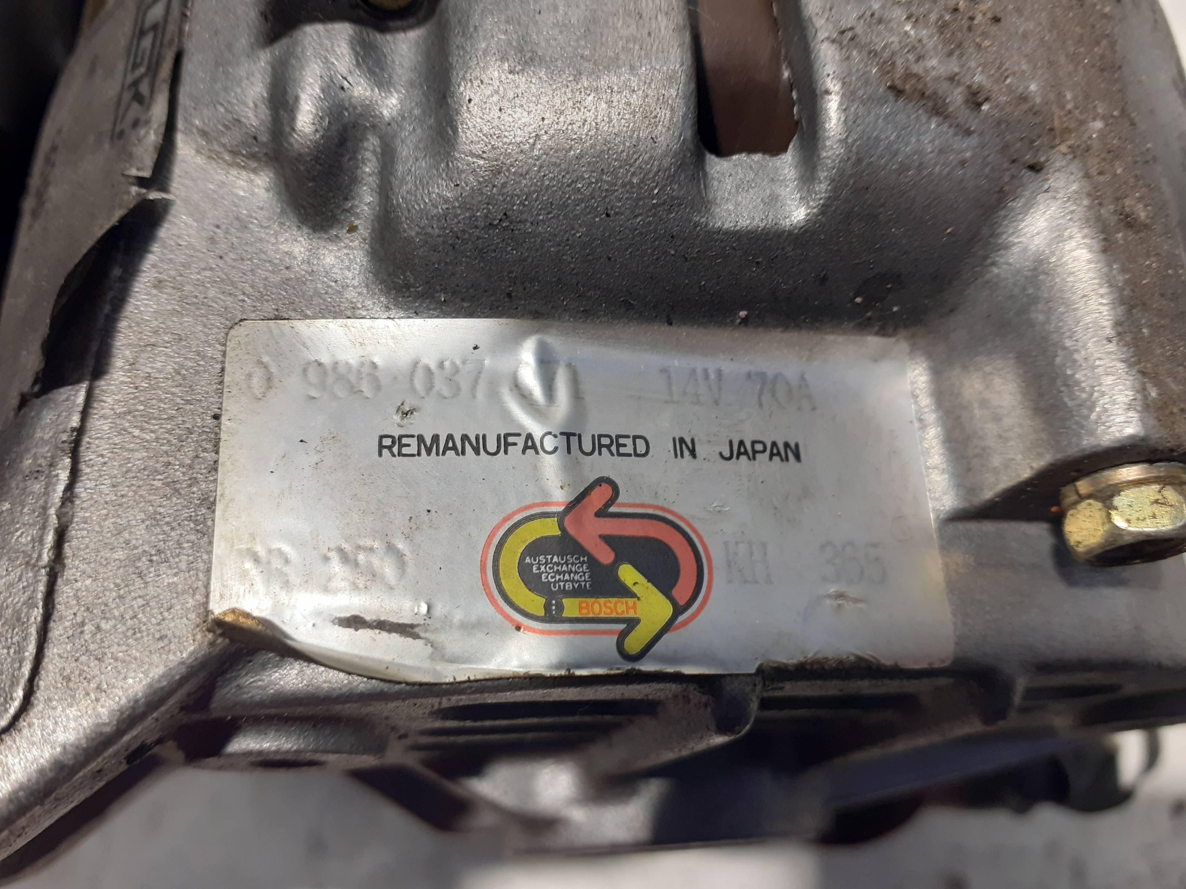 Alternador NISSAN BLUEBIRD BERLINA (T12/72) 2