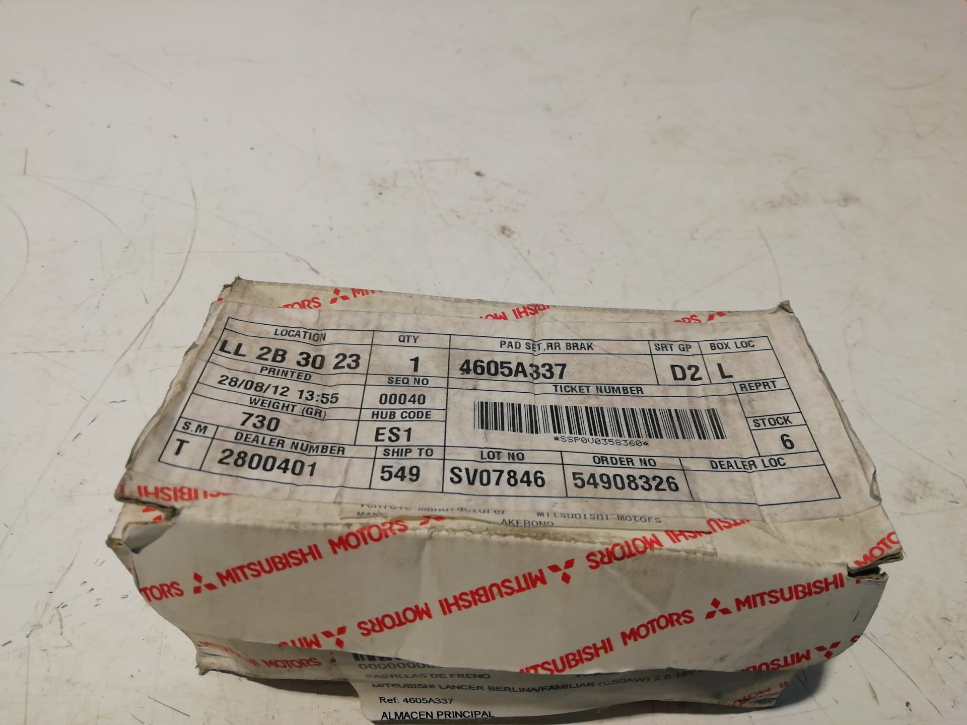 Pastillas de freno MITSUBISHI CARISMA BERLINA 4 (DA0) 3