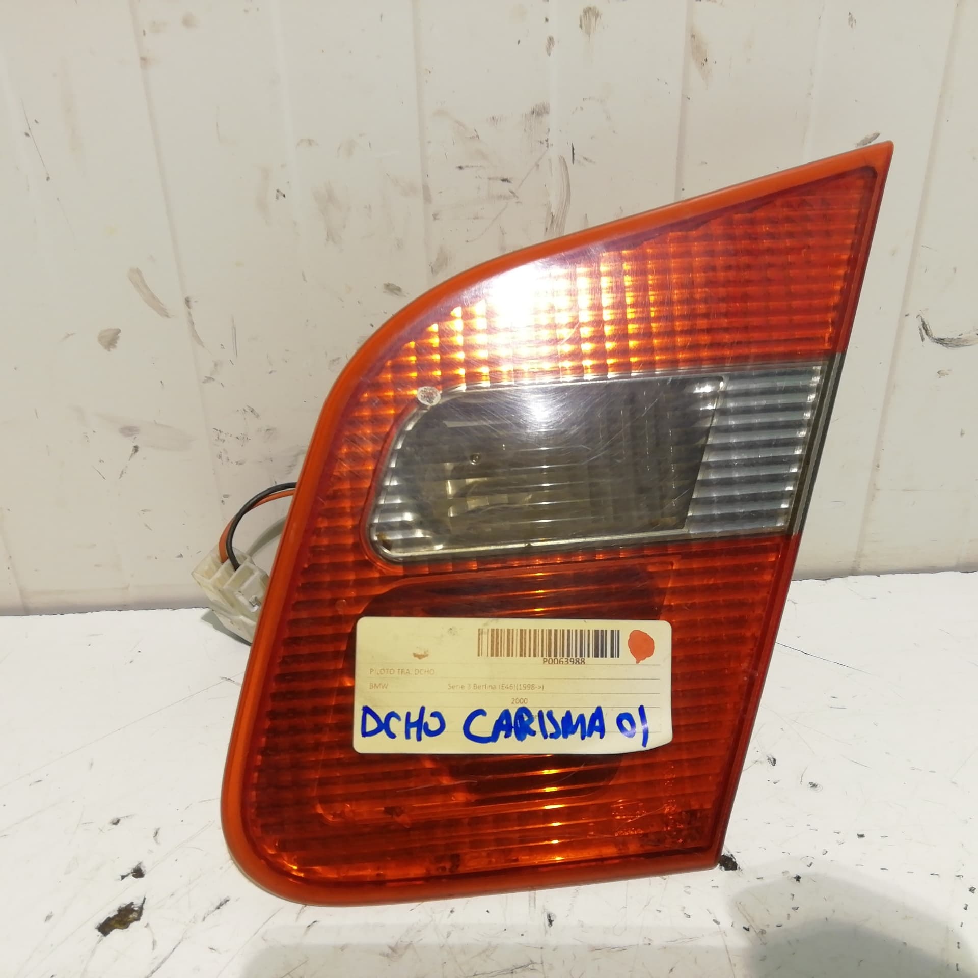 Piloto trasero derecho interior MITSUBISHI CARISMA BERLINA 4 (DA0)
