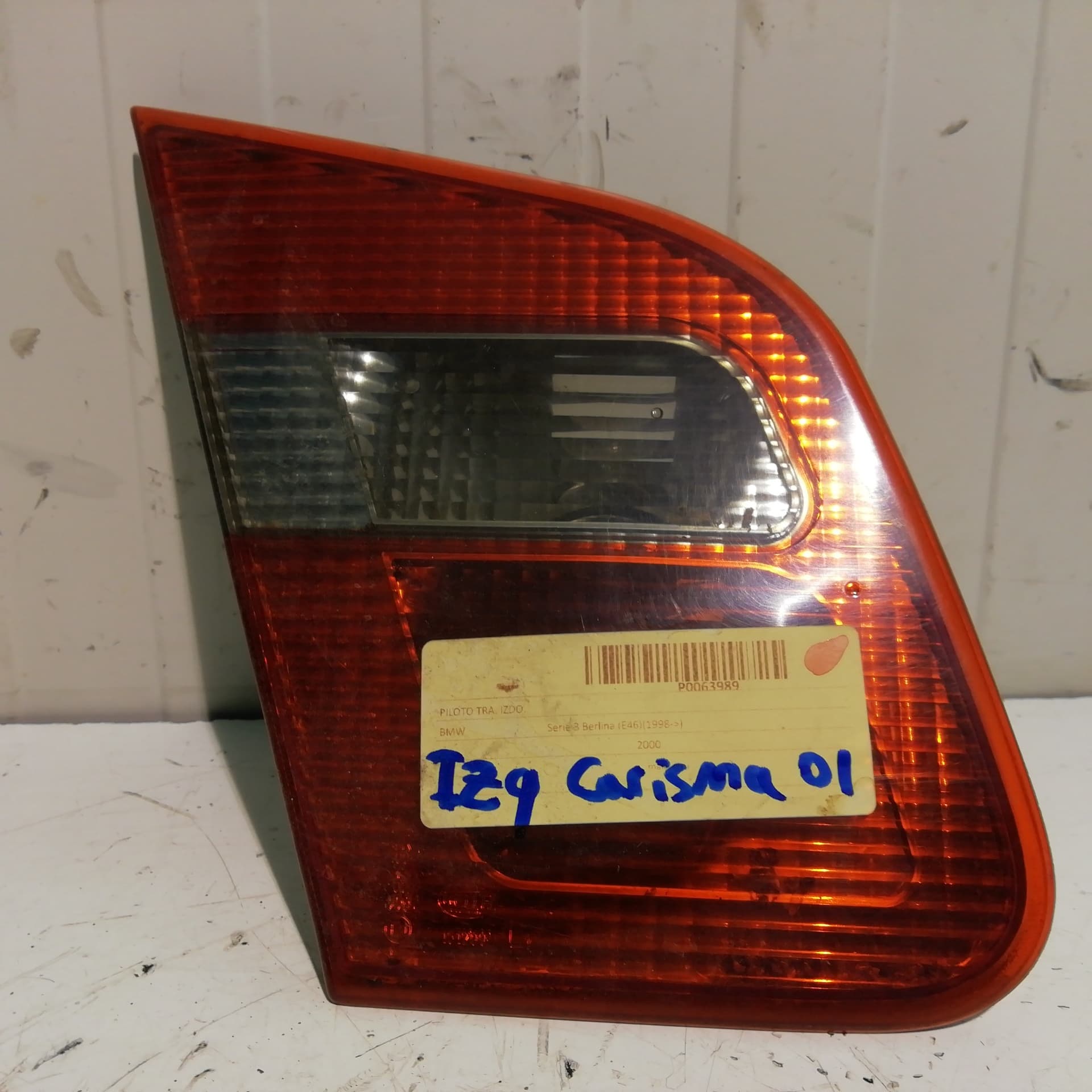 Piloto trasero izquierdo interior MITSUBISHI CARISMA BERLINA 4 (DA0)