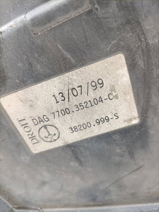 Faro derecho CITROEN AX 5