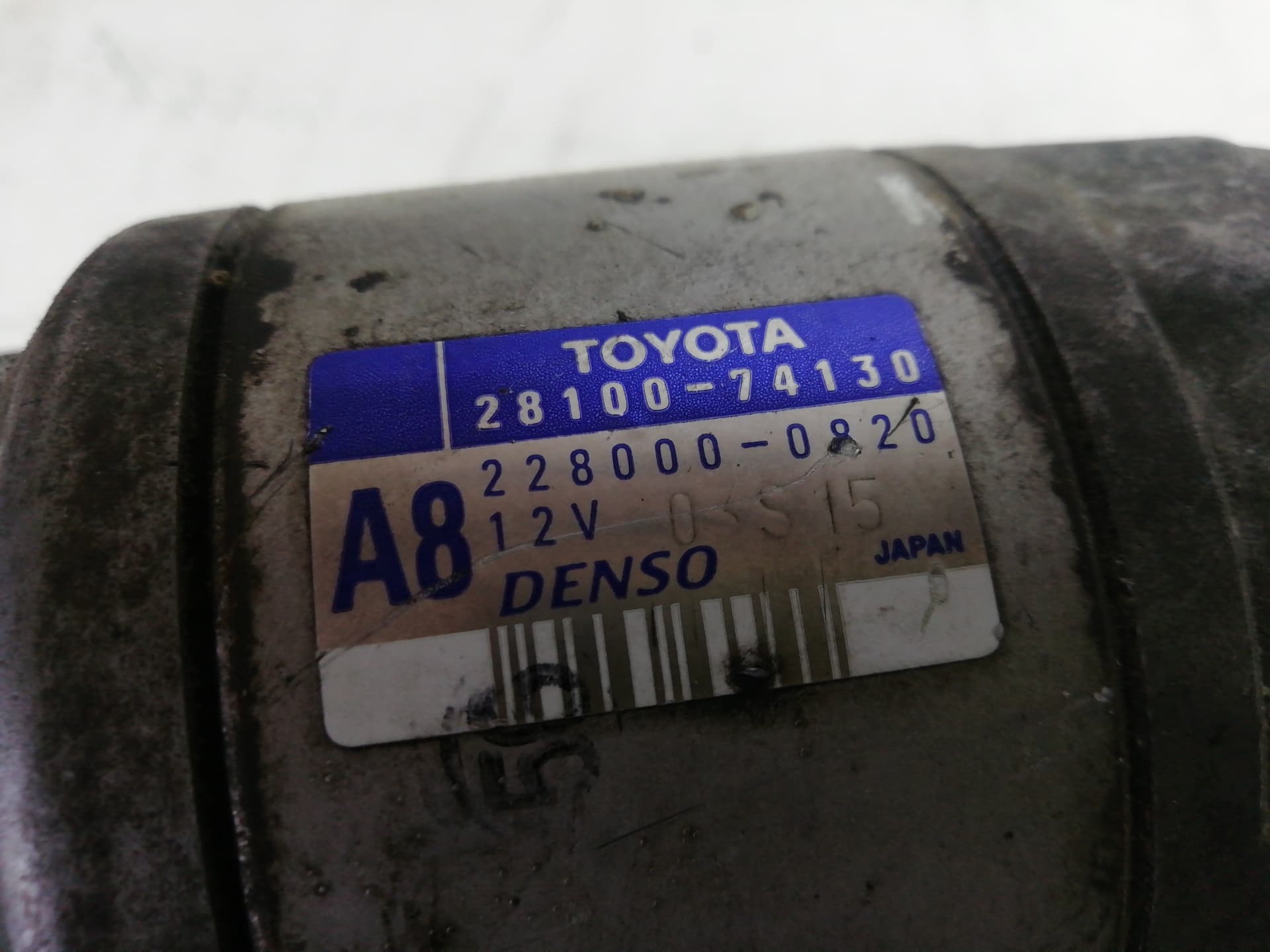 Motor arranque TOYOTA RAV 4 FUNCRUISER (A1) 2