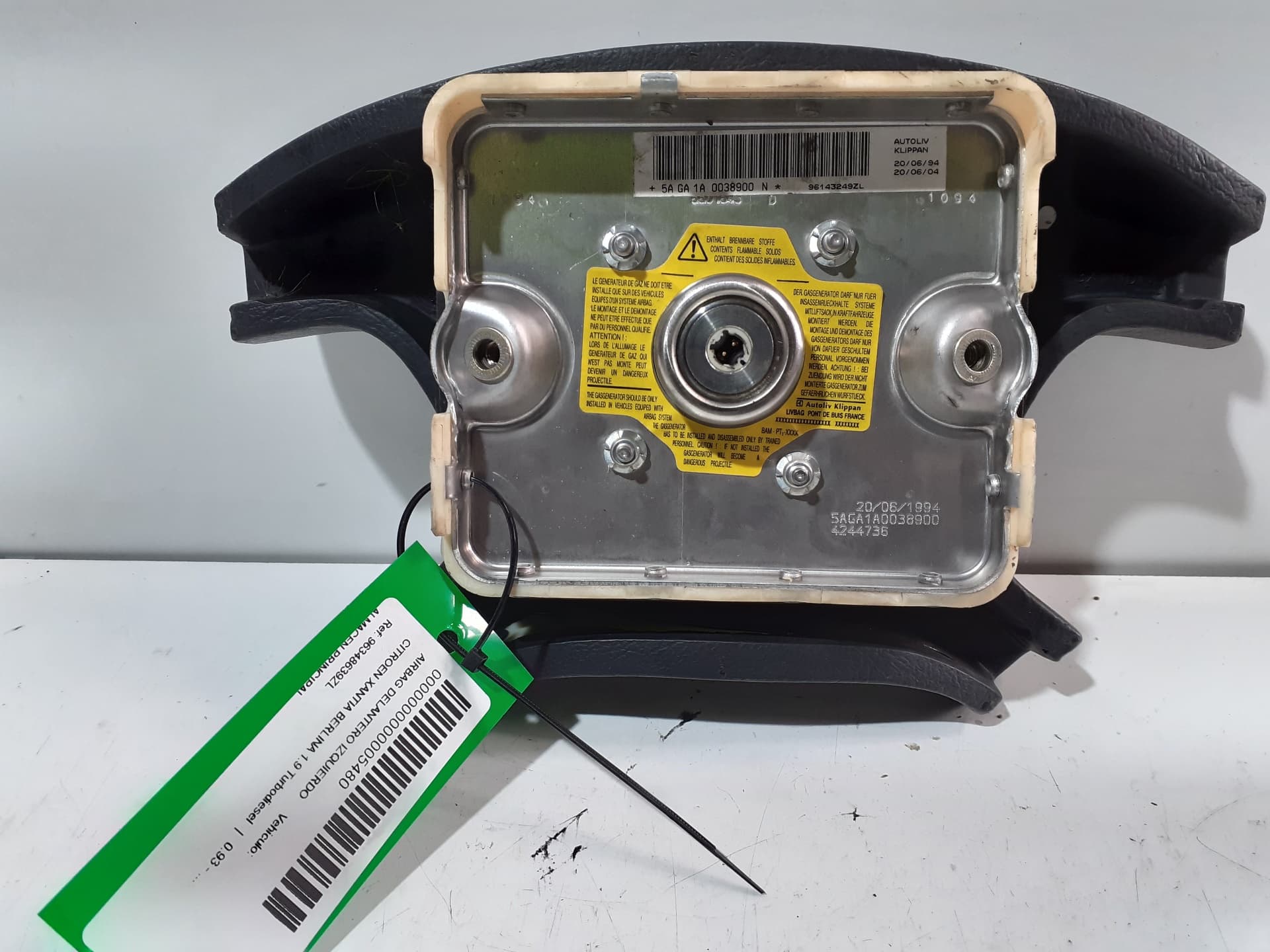 Airbag delantero izquierdo CITROEN XANTIA BERLINA 3
