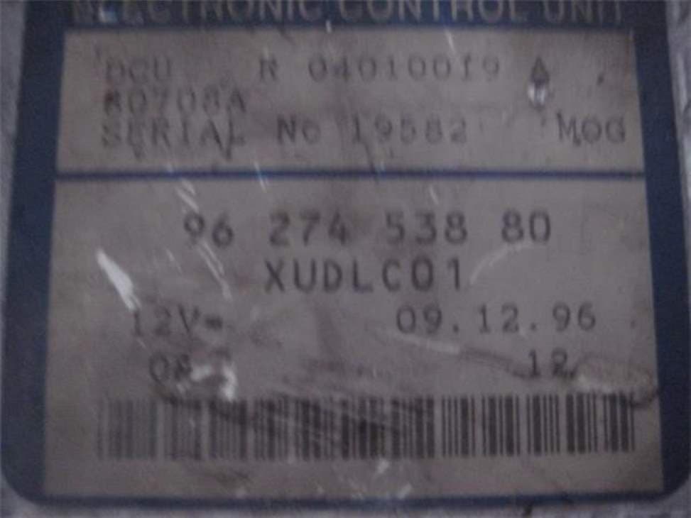 Centralita motor uce PEUGEOT 406 BREAK (S1/S2) 2