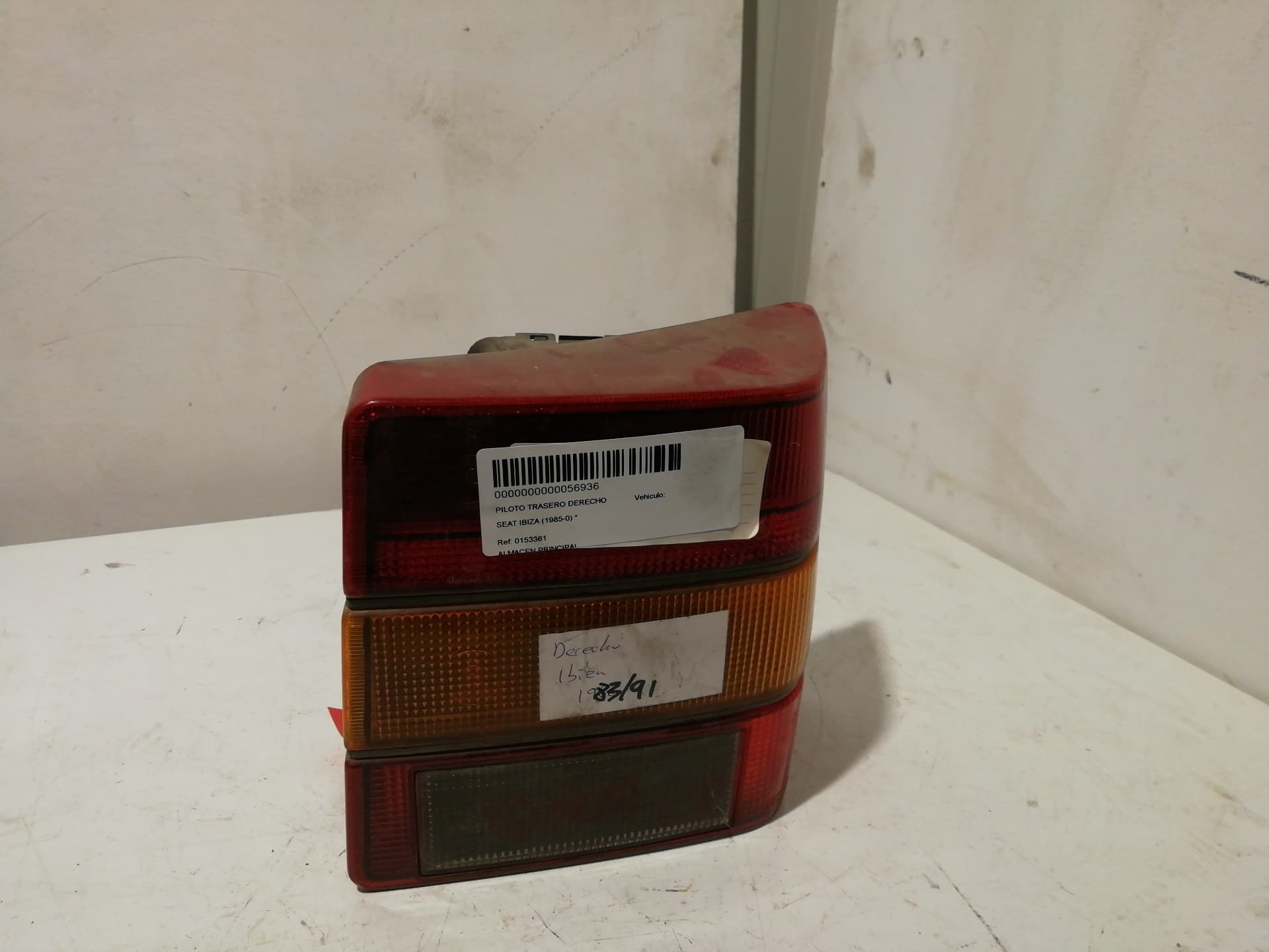 Piloto trasero derecho SEAT IBIZA (6K)