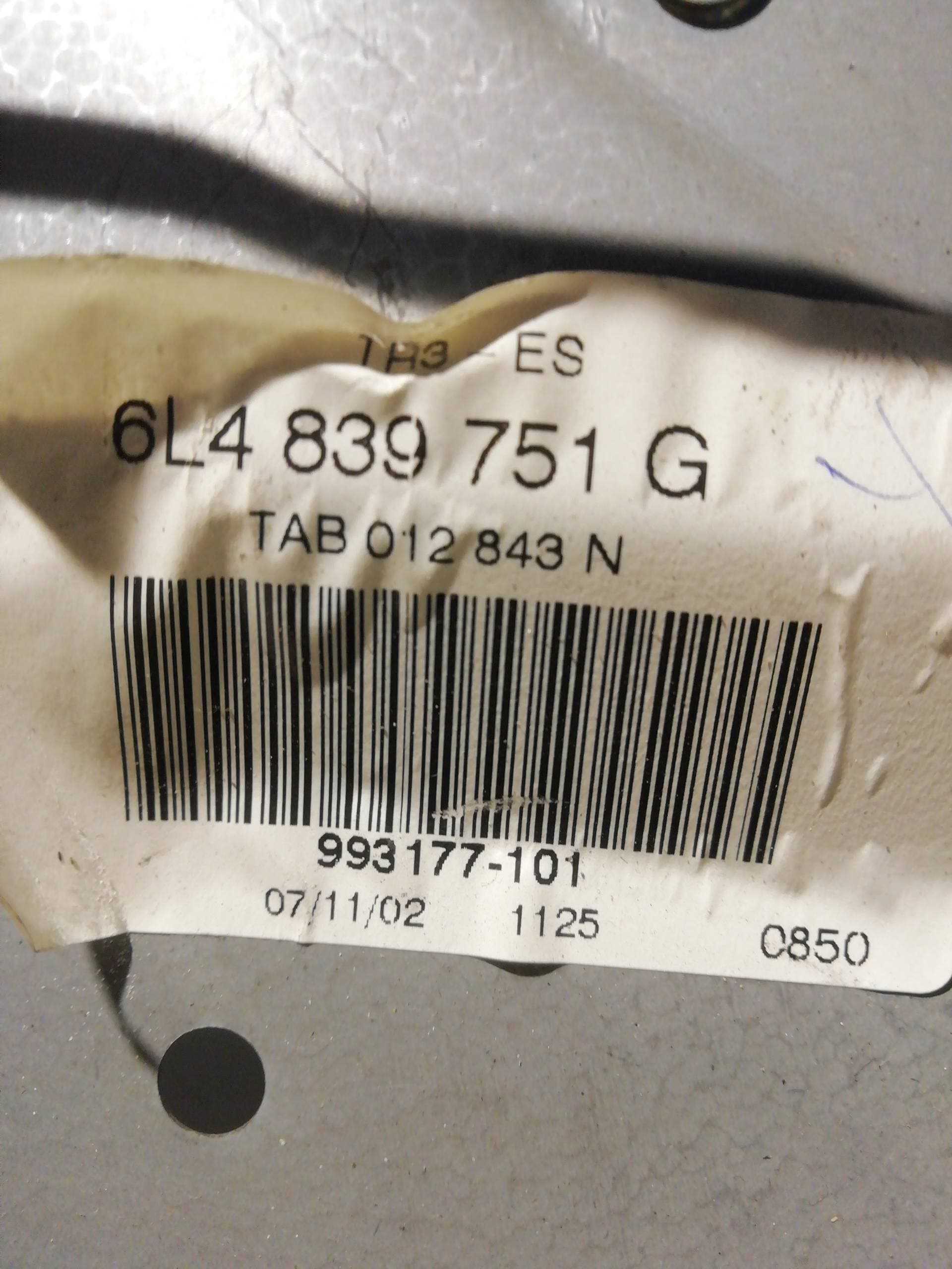 Elevalunas trasero izquierdo SEAT IBIZA (6K) 3