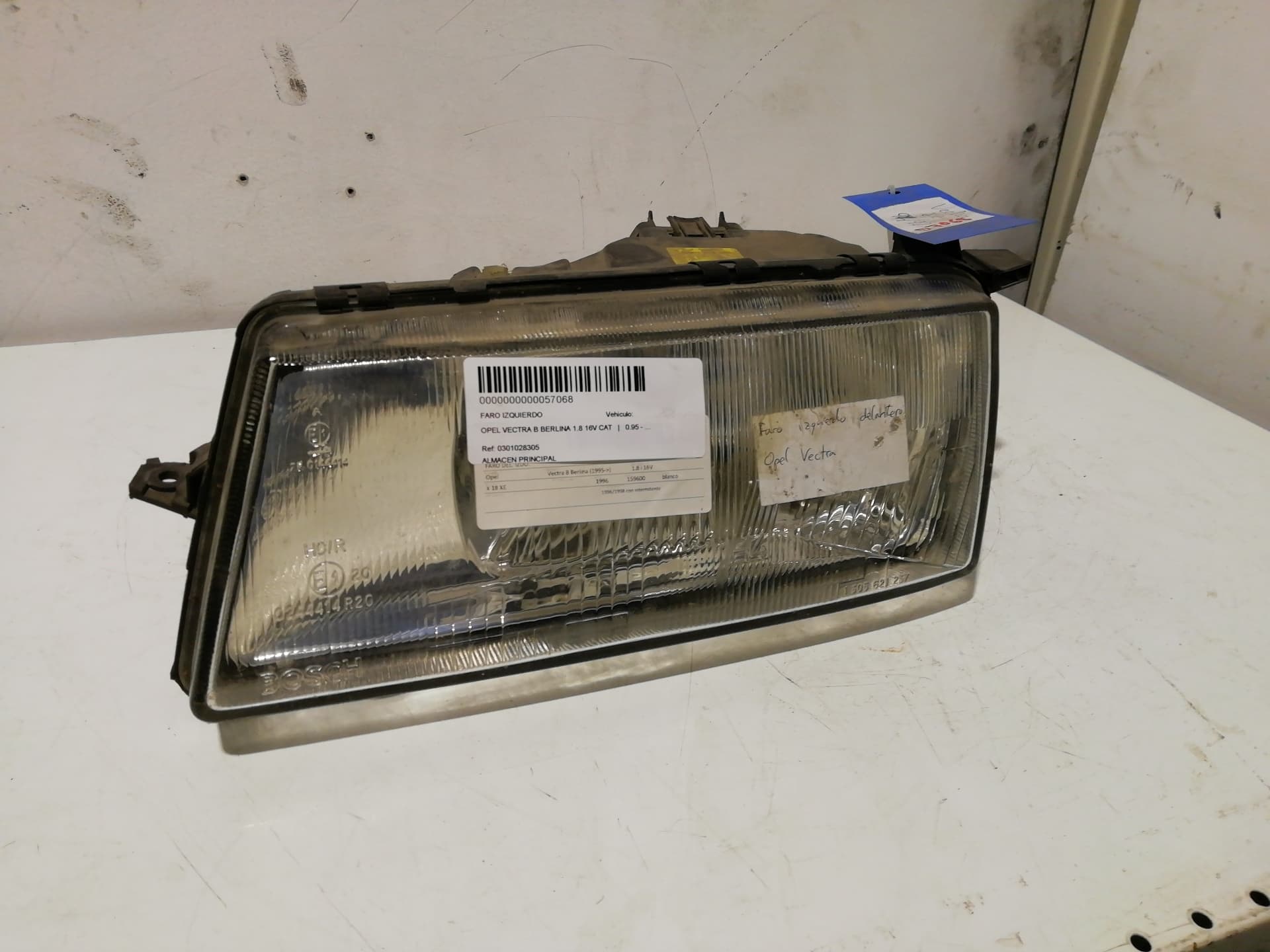 Faro izquierdo OPEL VECTRA B CARAVAN