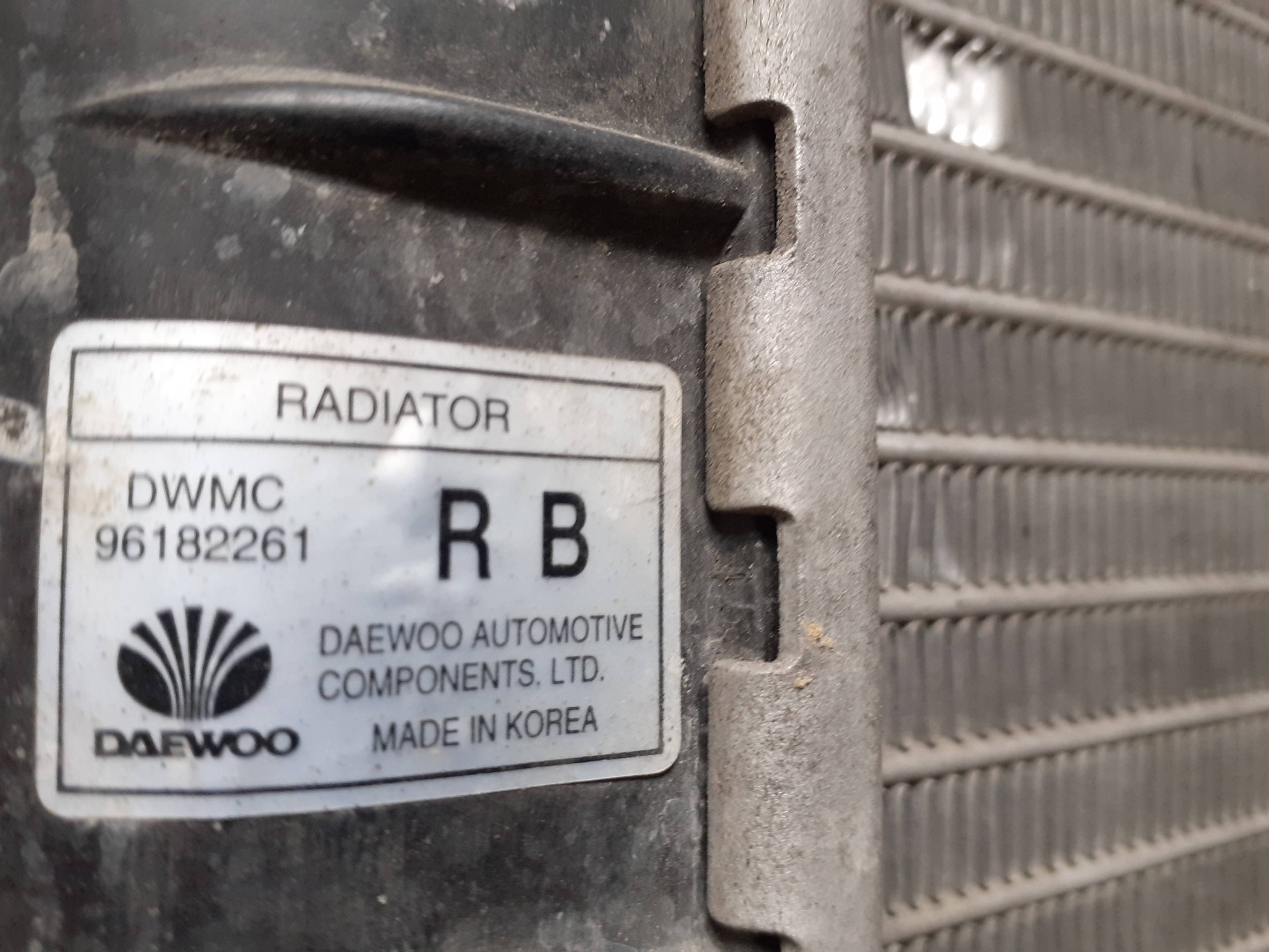 Radiador agua DAEWOO LANOS 2