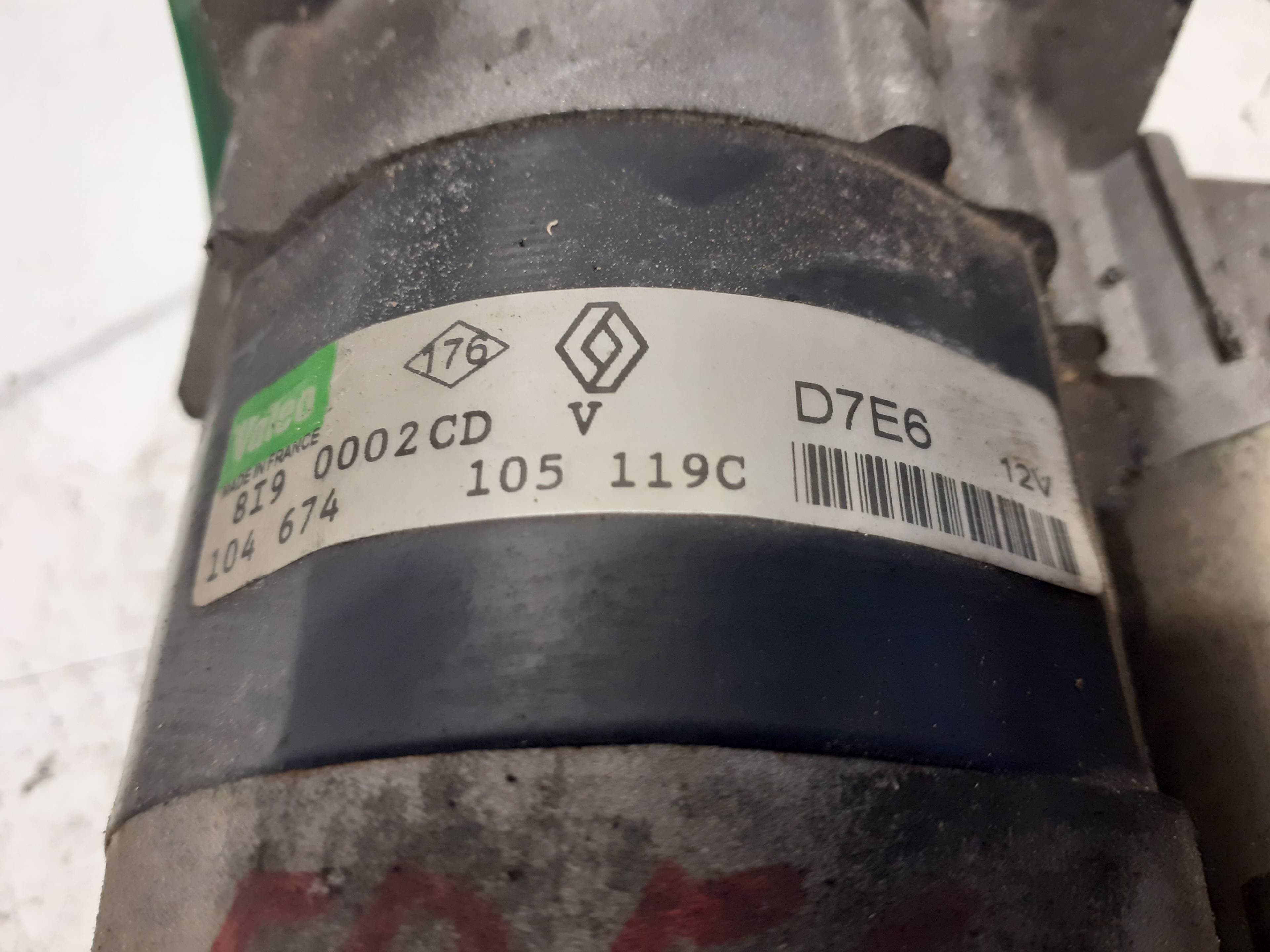 Motor arranque RENAULT SCENIC (JA..) 2