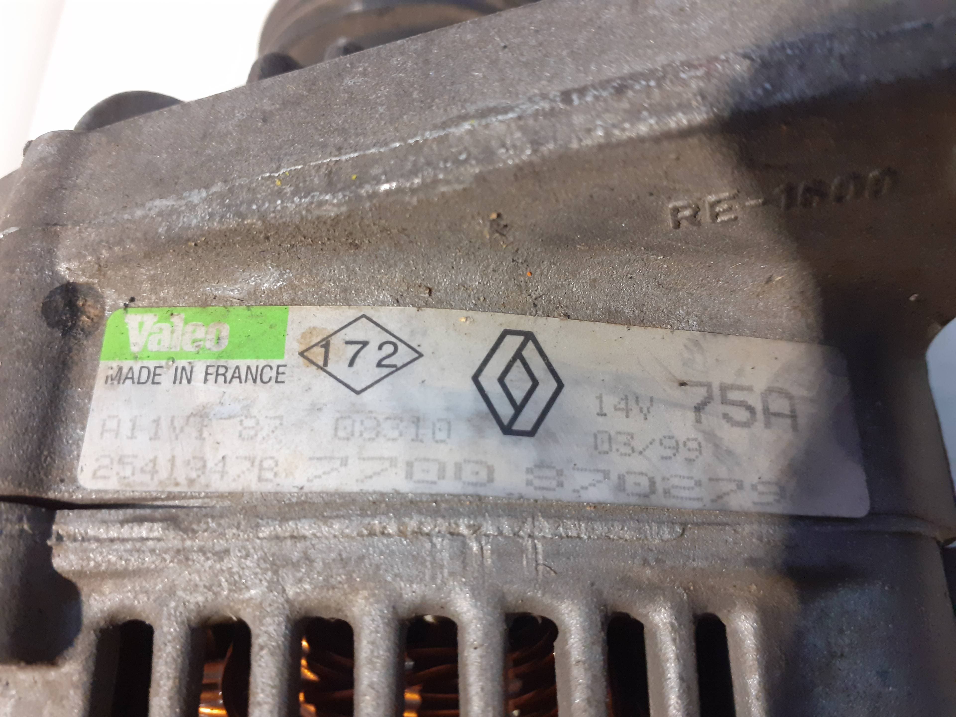 Alternador RENAULT CLIO II FASE II (B/CB0) 2