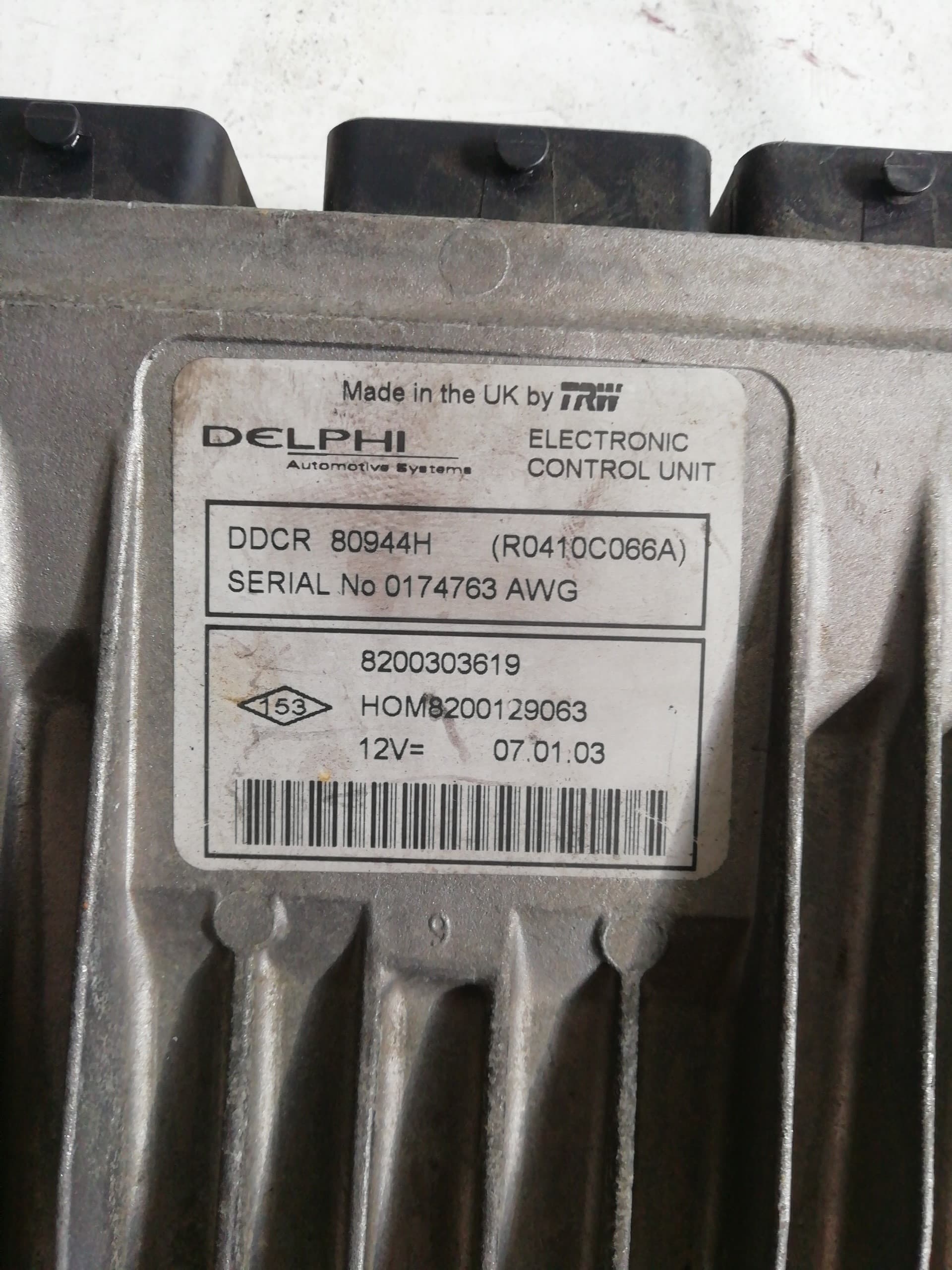 Centralita motor uce RENAULT CLIO II FASE II (B/CB0) 3