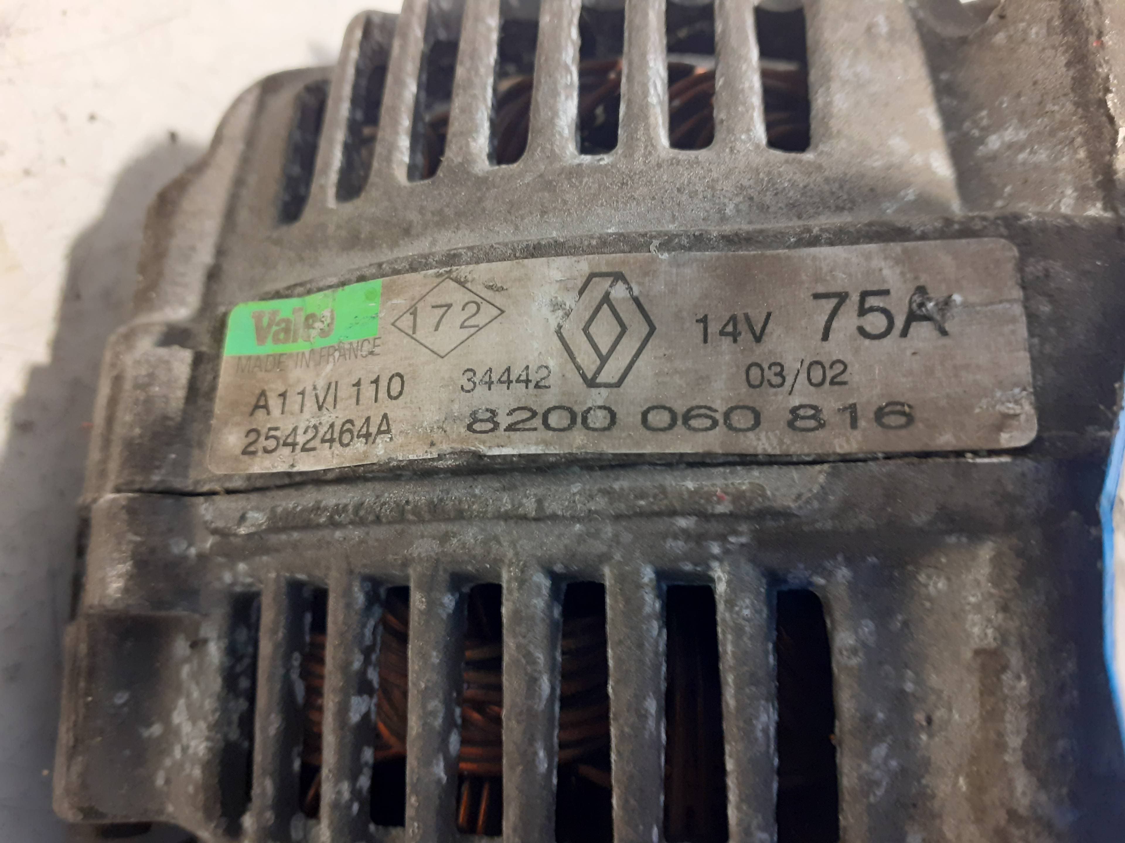 Alternador RENAULT TWINGO (CO6) 2