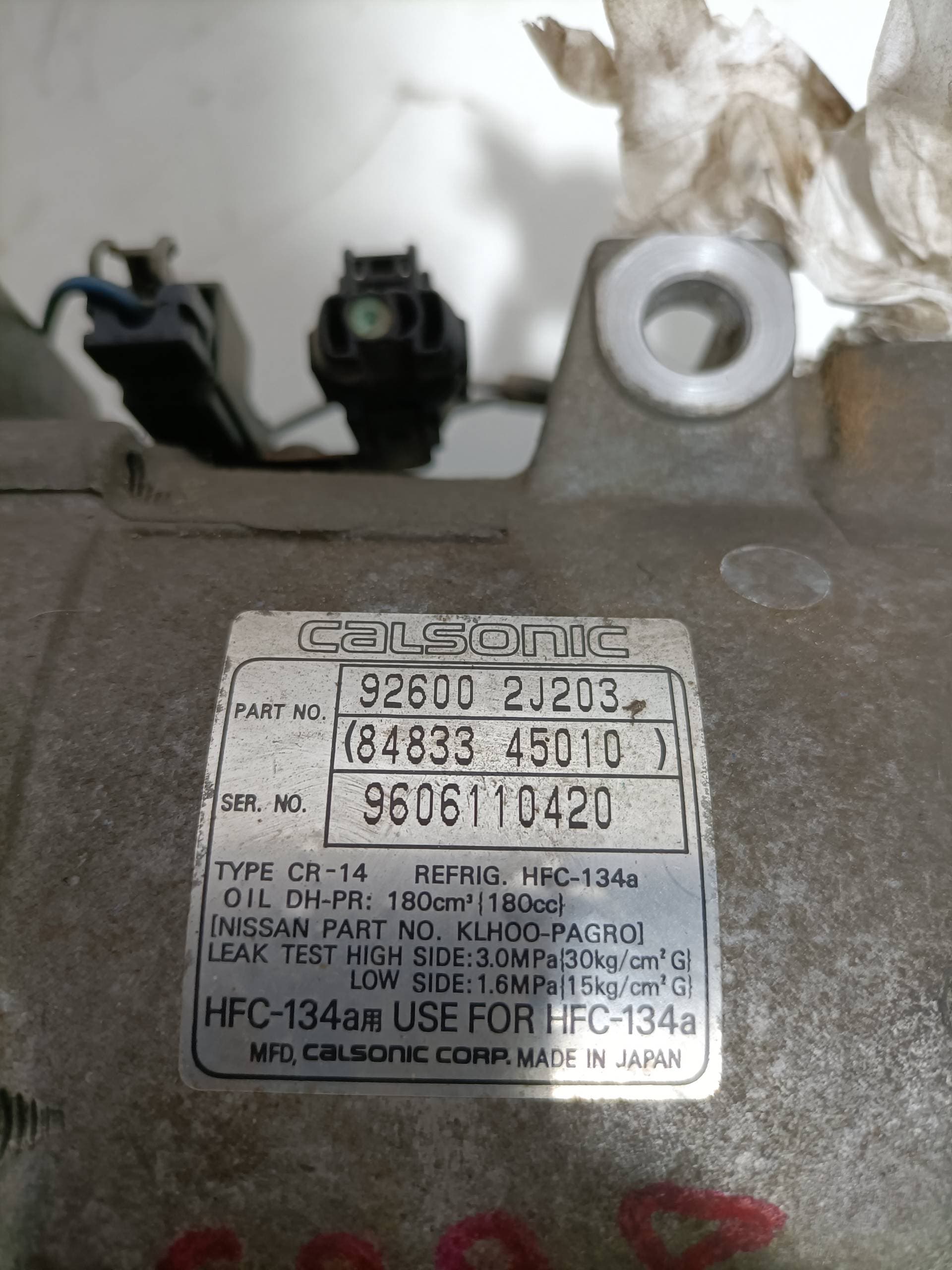 Recambio NISSAN PRIMERA BERLINA (P11) ref. 926002J203 2