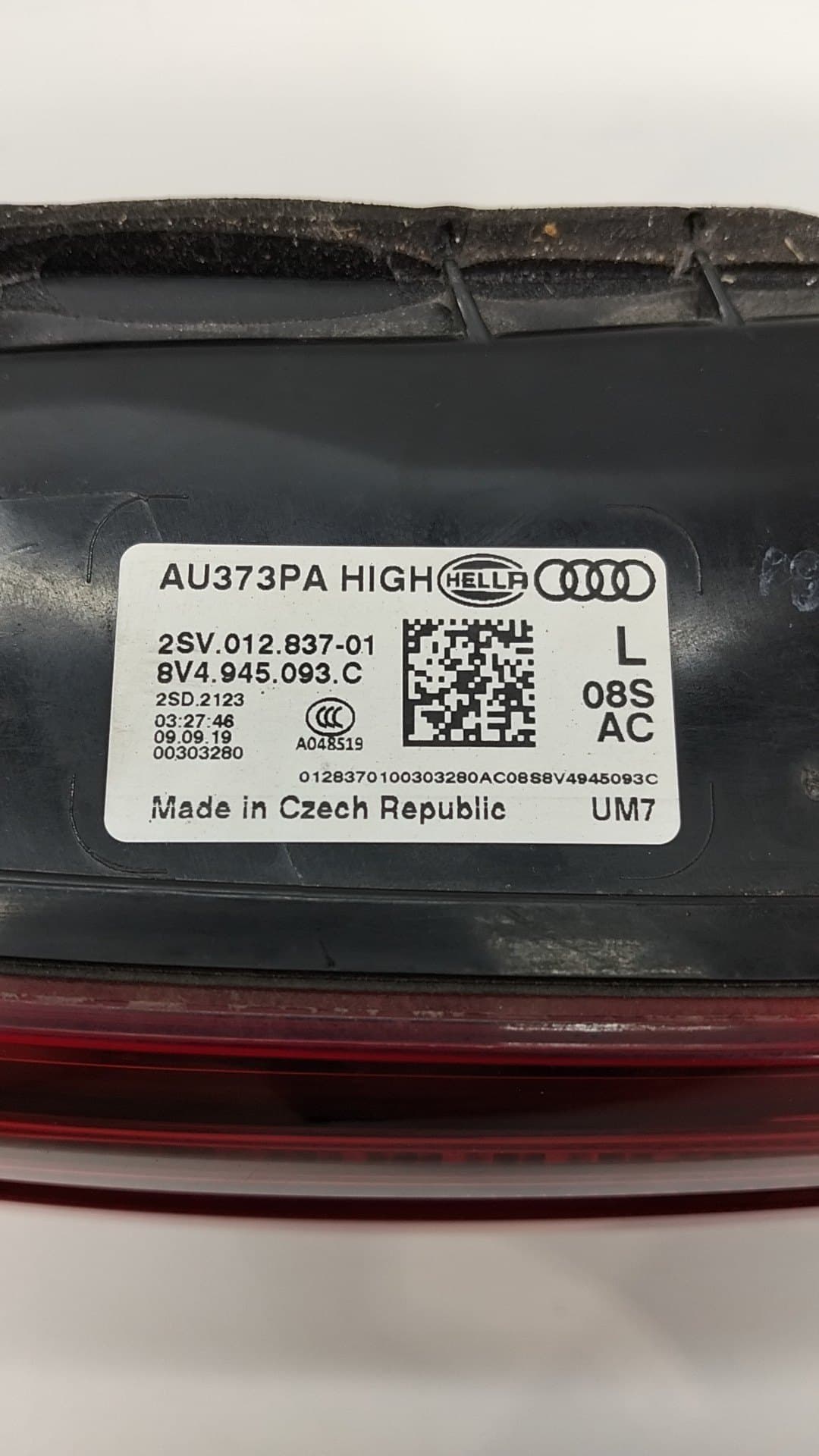 Piloto trasero izquierdo interior AUDI A3 SEDÁN(8VS) 3