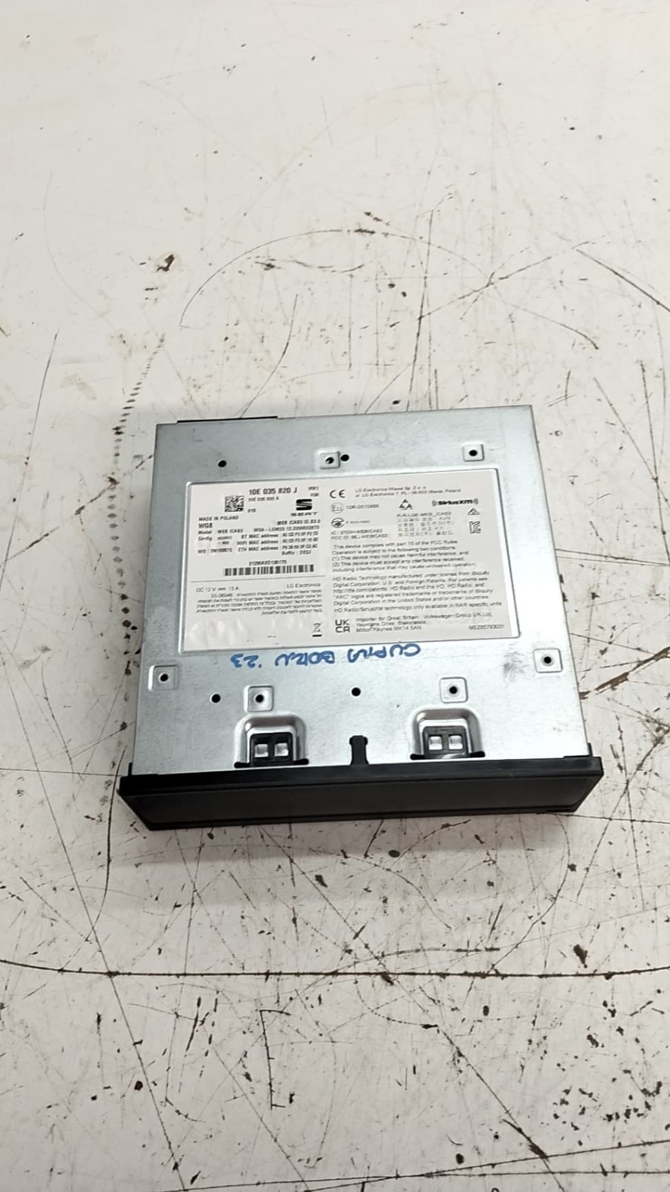 Sistema audio / radio cd CUPRA BORN (K11)