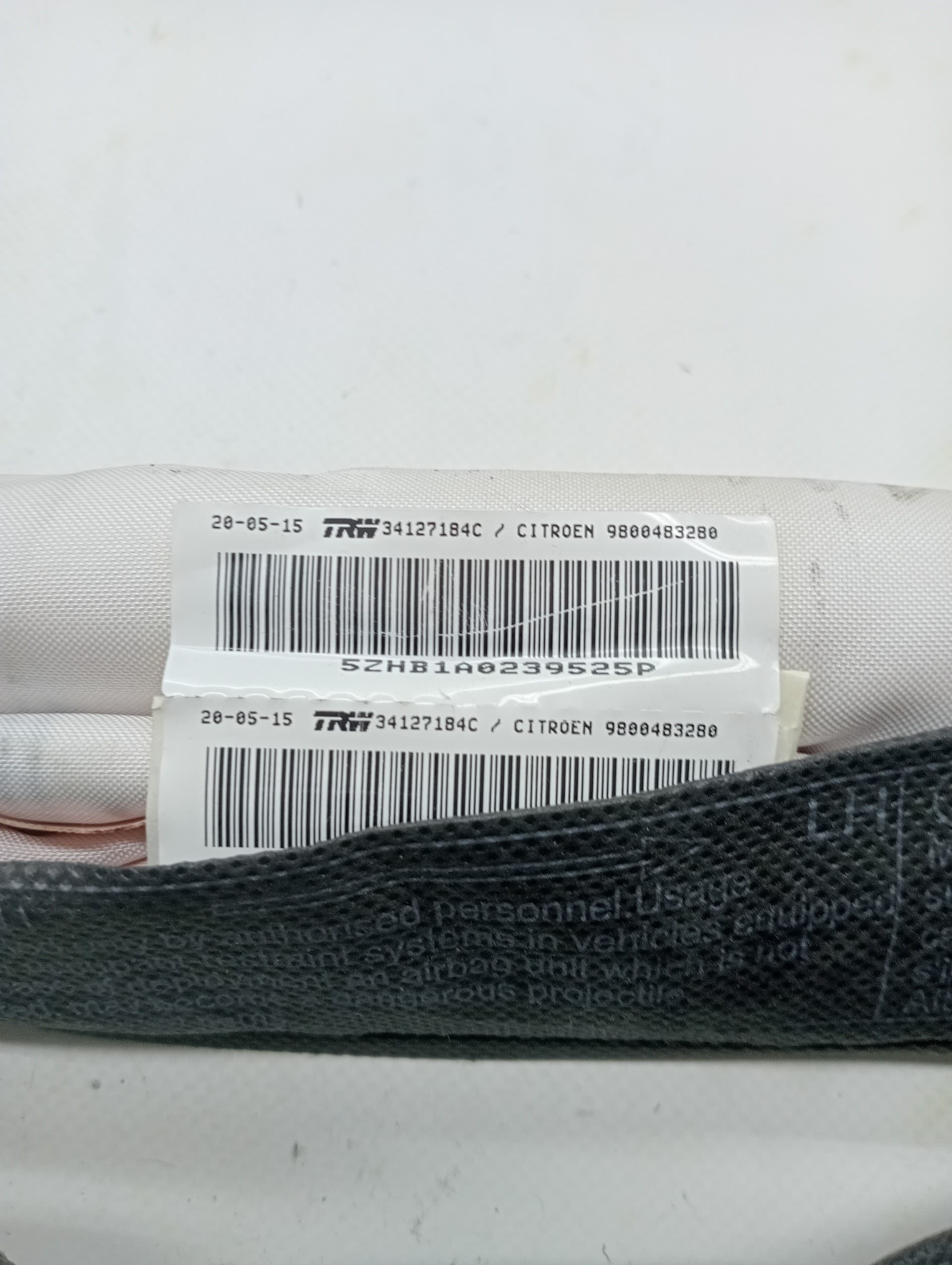 Airbag cortina delantero izquierdo CITROEN C4 PICASSO 3