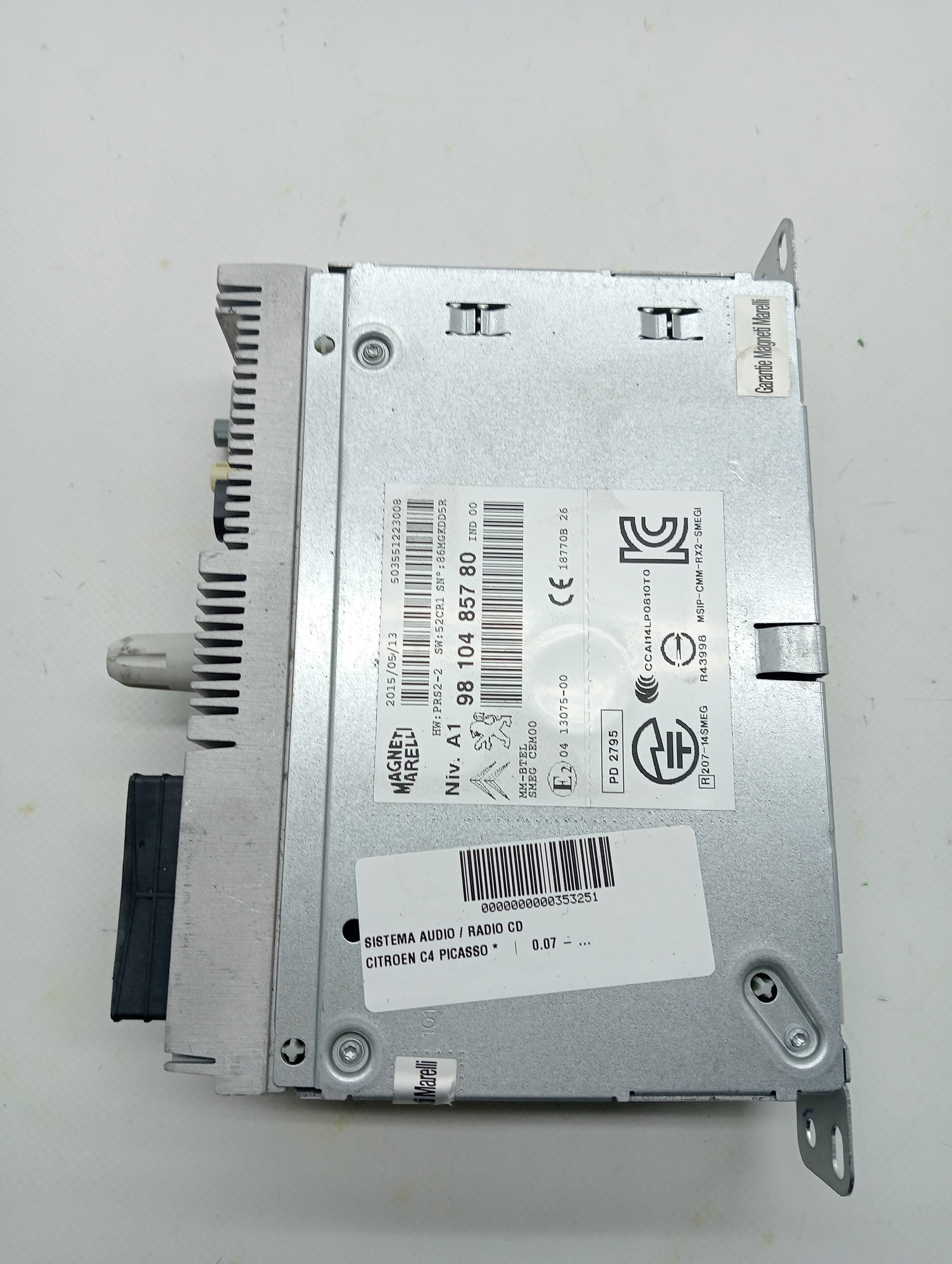 Sistema audio / radio cd CITROEN C4 PICASSO