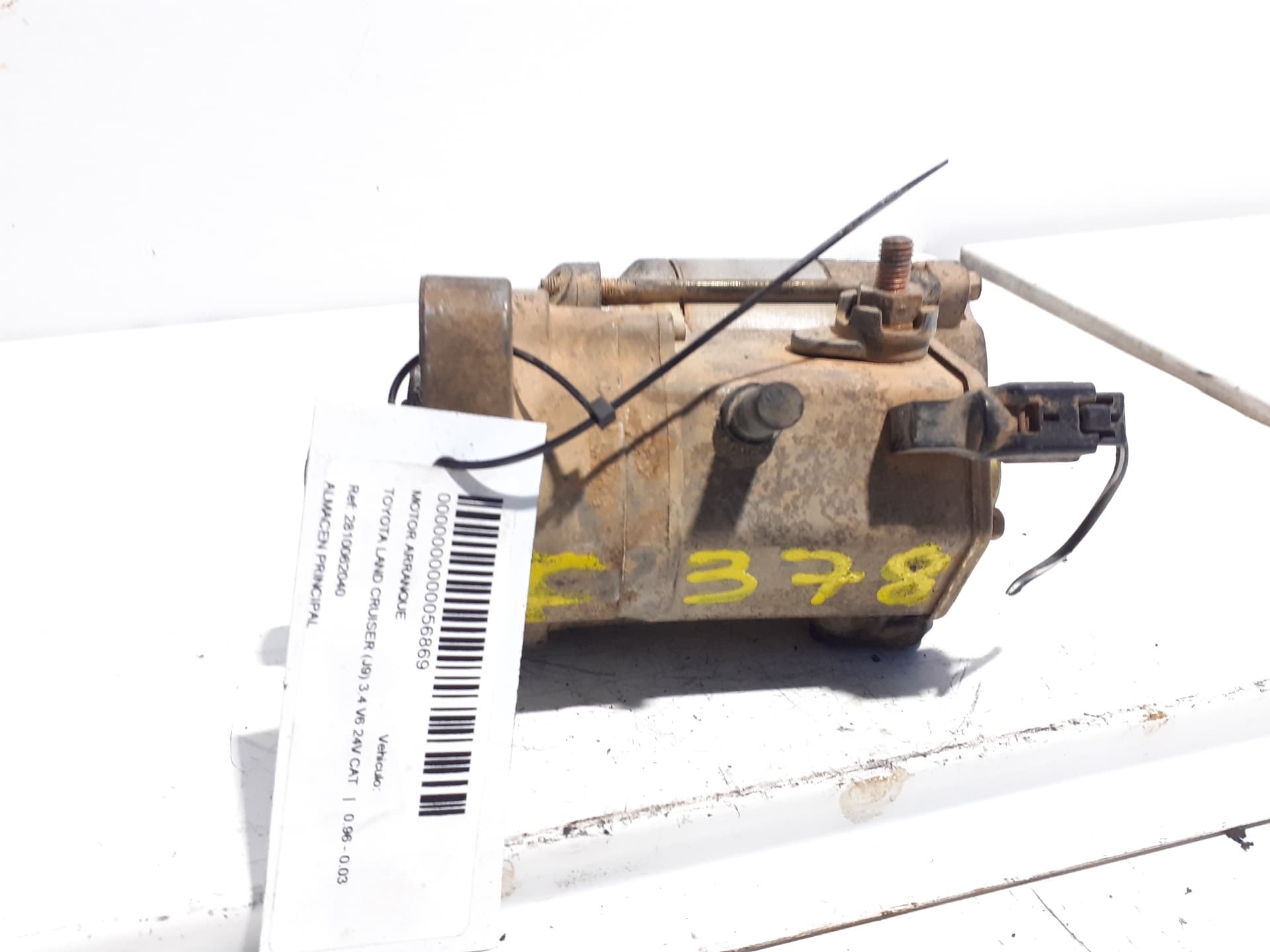 Motor arranque TOYOTA LAND CRUISER STATION (J8)