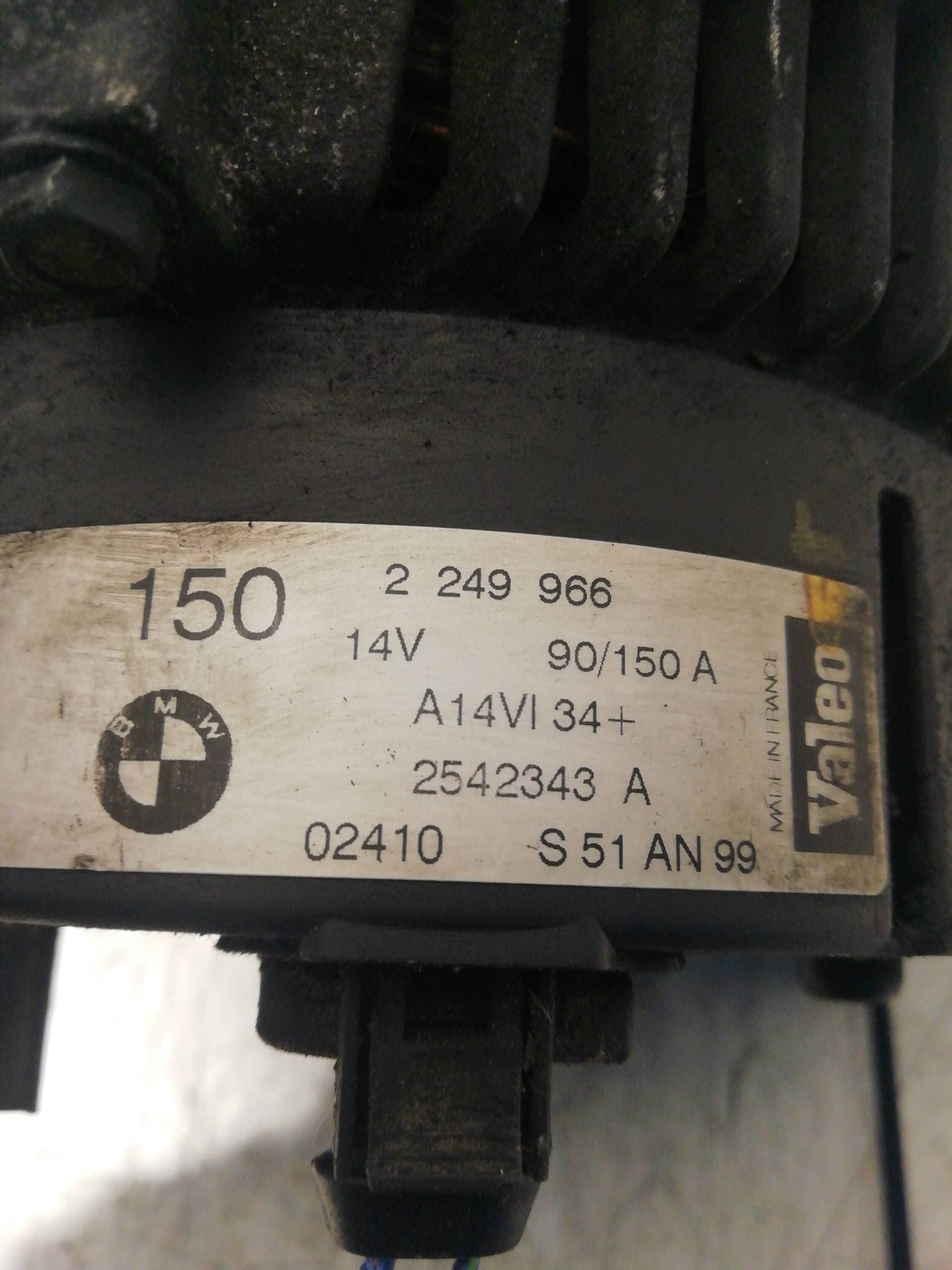 Alternador BMW SERIE 3 BERLINA (E46) 5