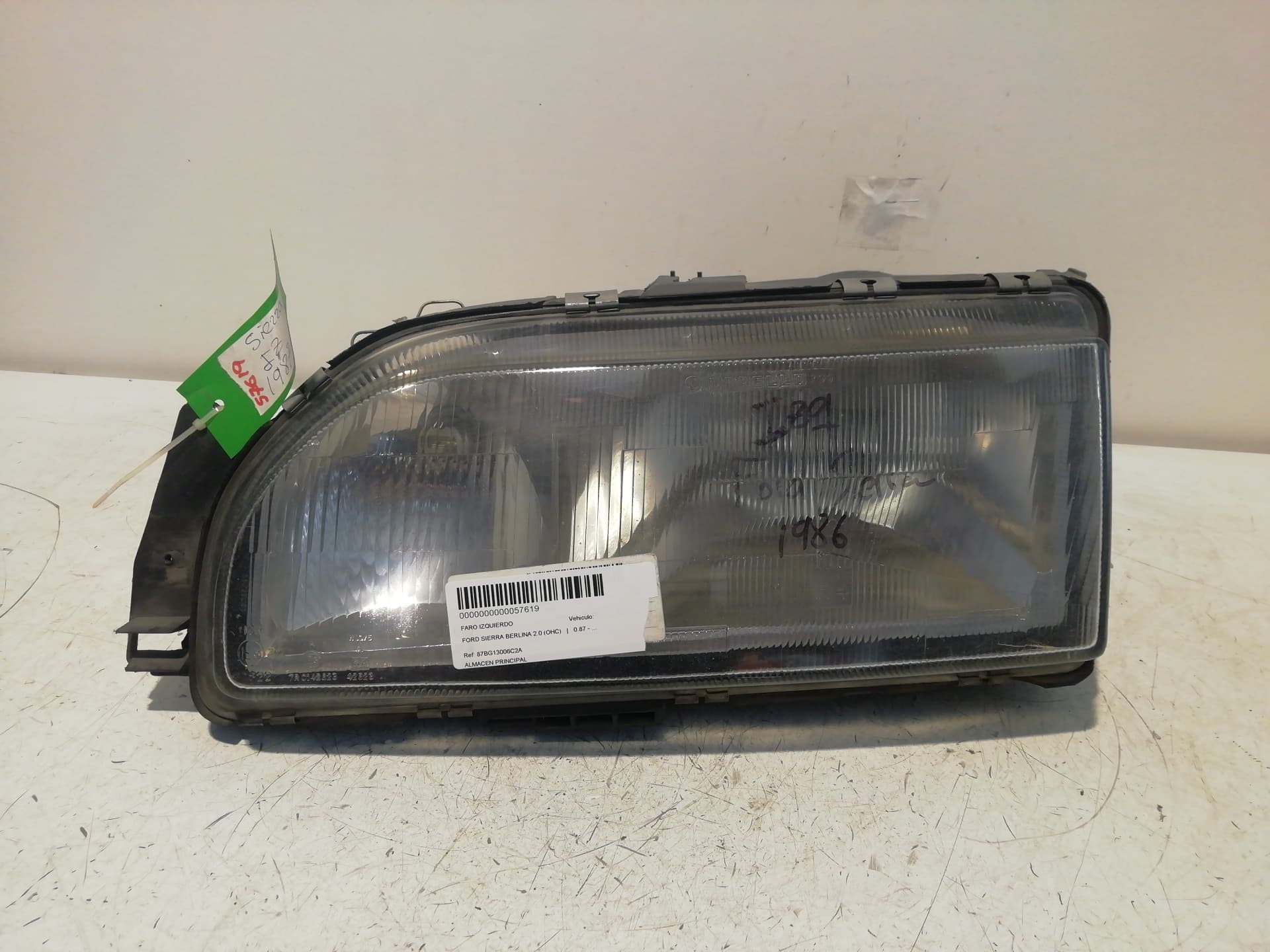 Faro izquierdo FORD SIERRA BERLINA