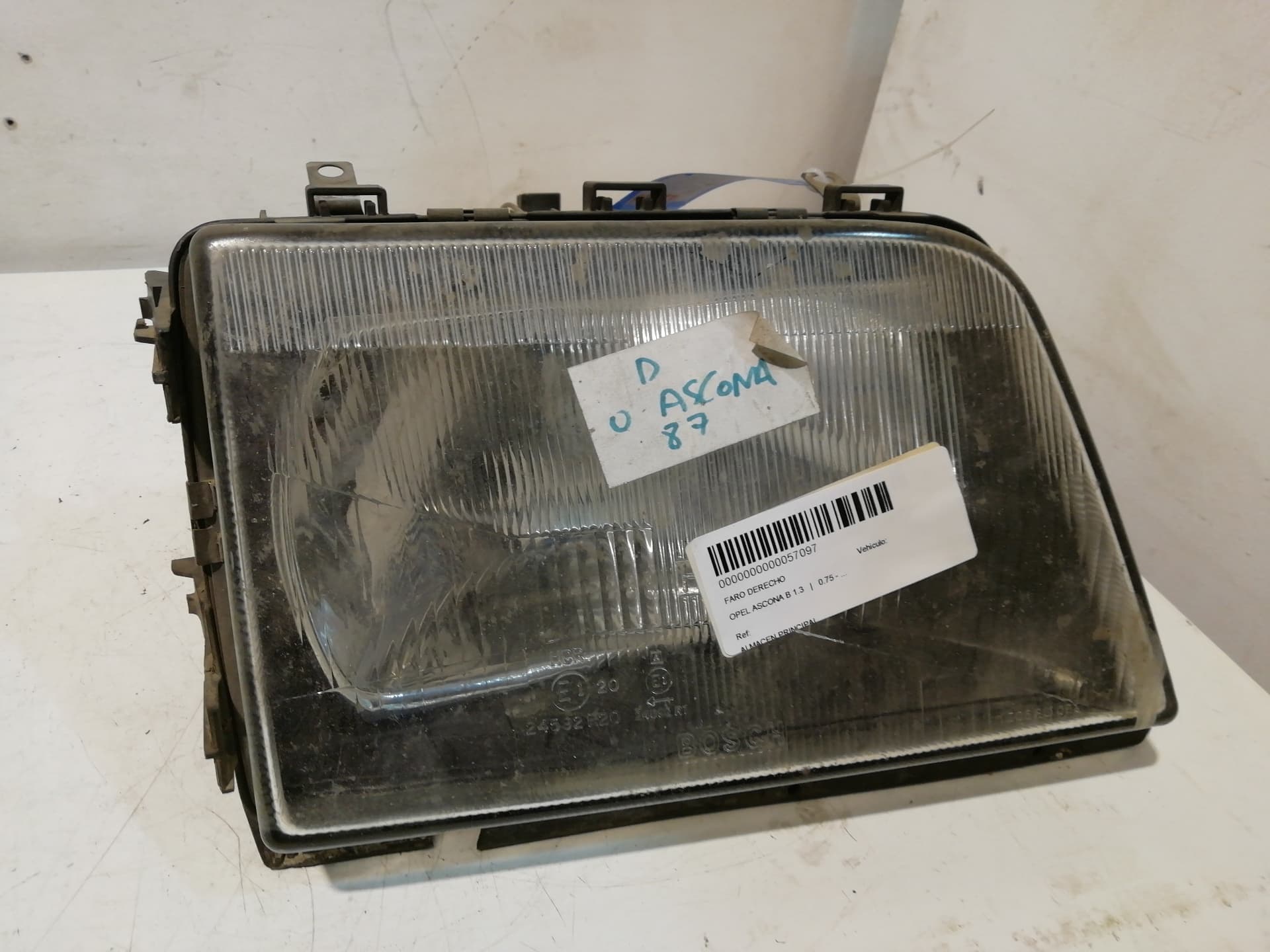Faro derecho OPEL ASCONA B