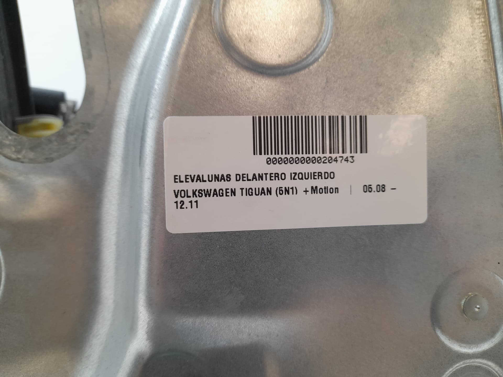 Elevalunas delantero izquierdo VOLKSWAGEN TIGUAN (5N1) 3