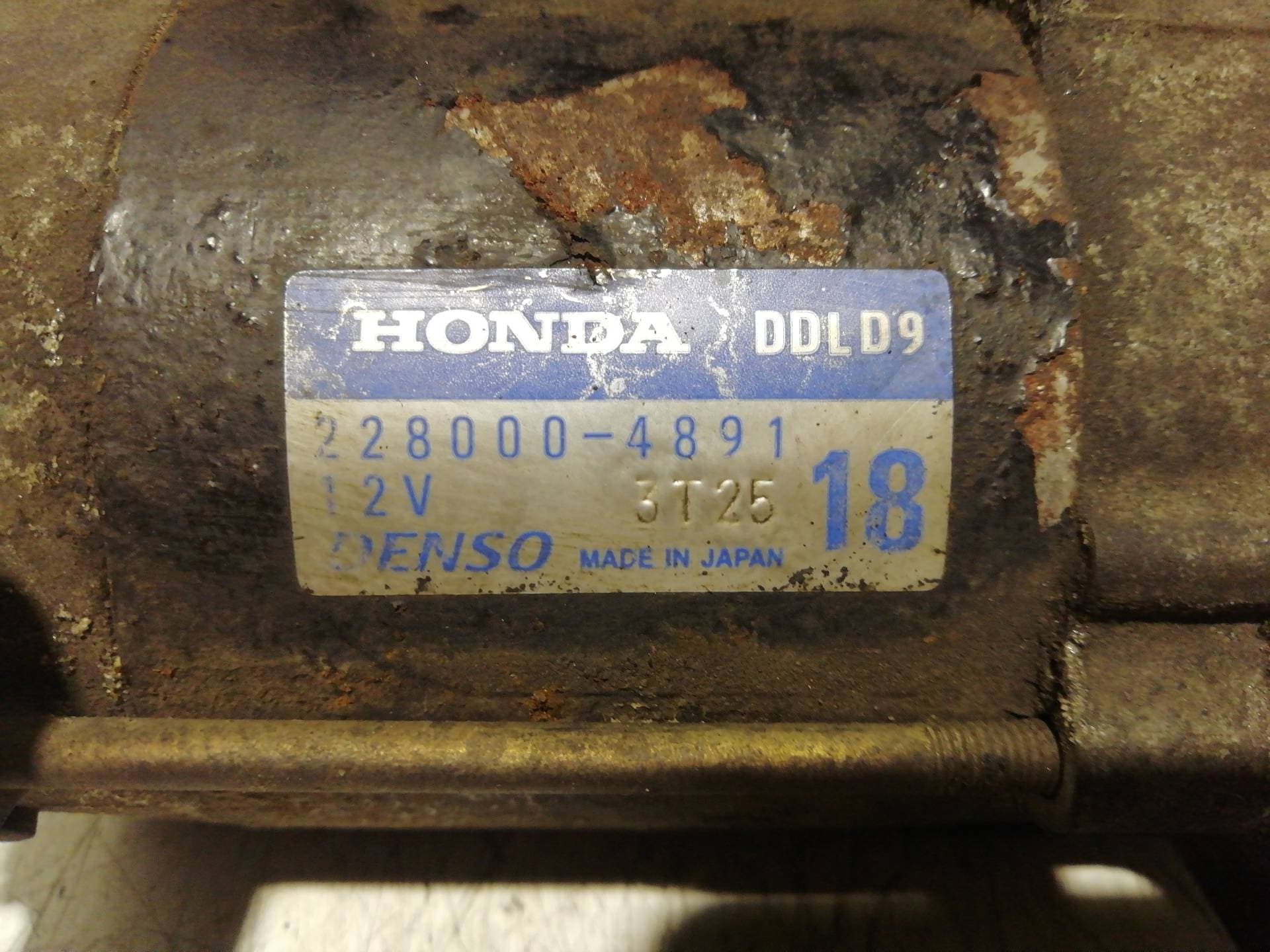 Motor arranque HONDA CIVIC (EC/ED) 2