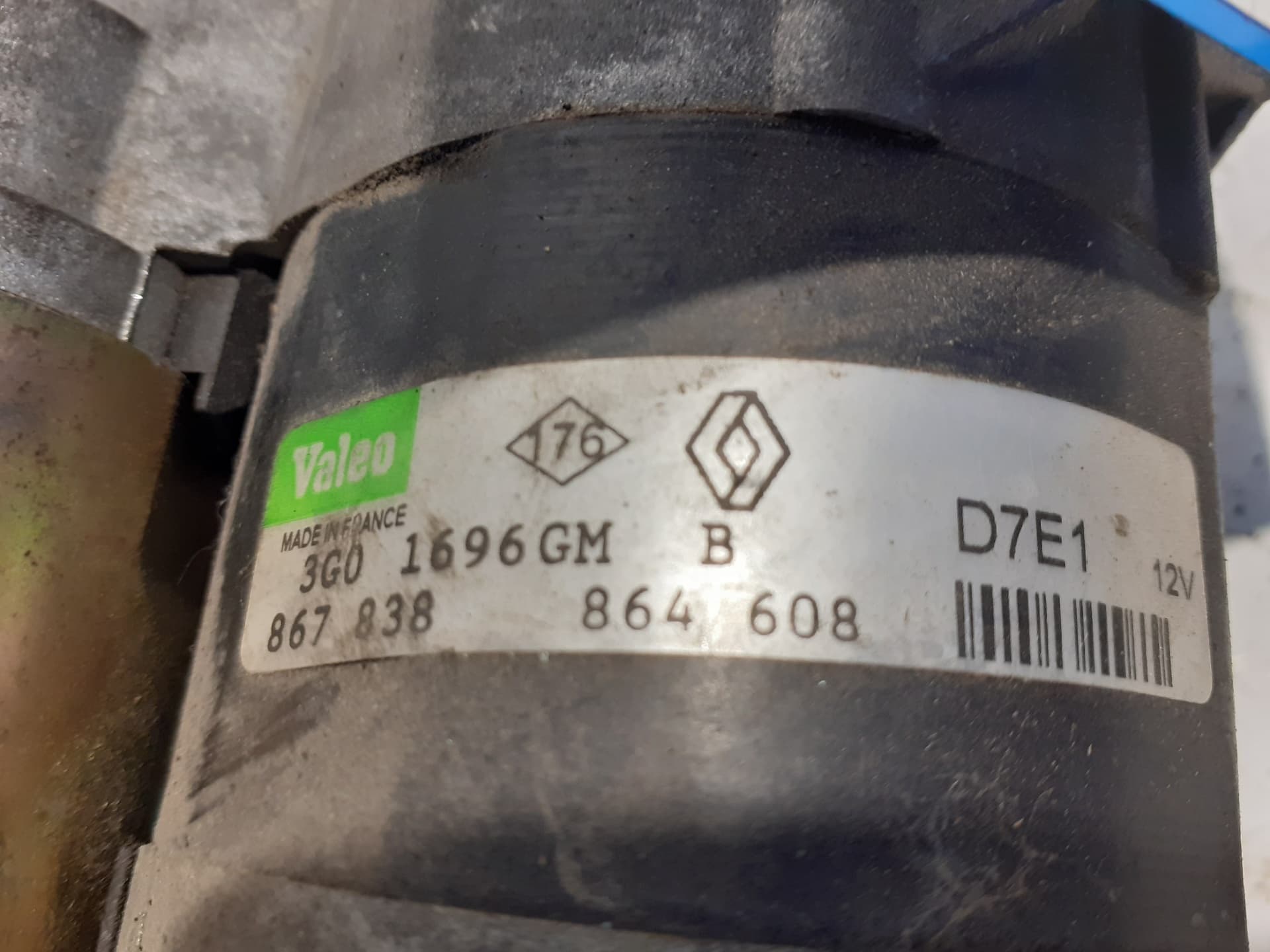 Motor arranque RENAULT CLIO I FASE I+II (B/C57) 3