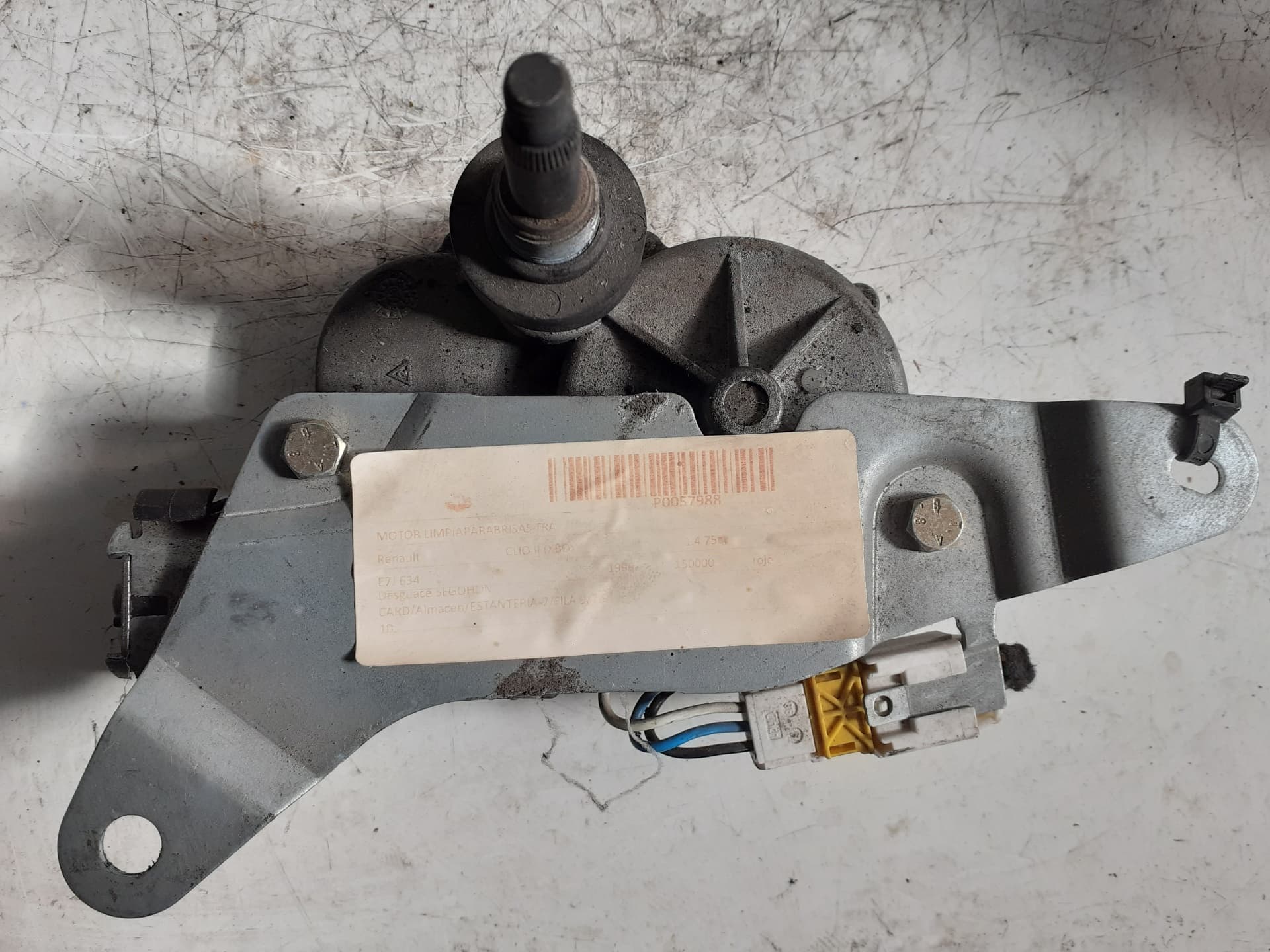 Motor limpia trasero RENAULT CLIO I FASE I+II (B/C57) 3