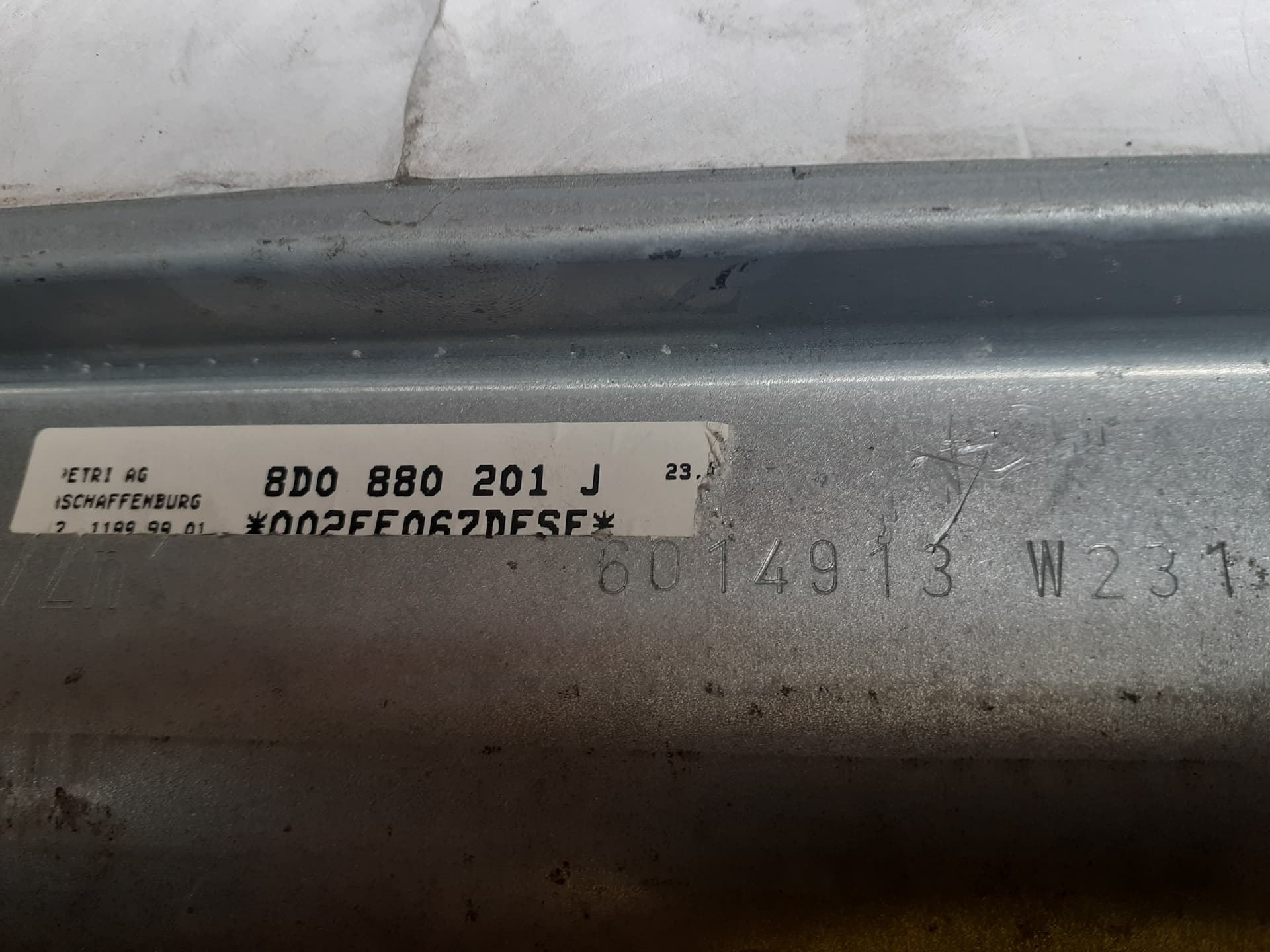 Airbag delantero derecho AUDI A4 BERLINA (B5) 2