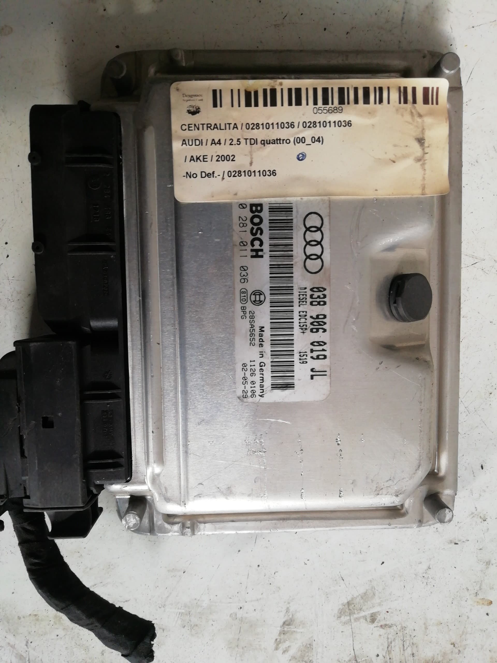 Centralita motor uce AUDI A4 BERLINA (B5)