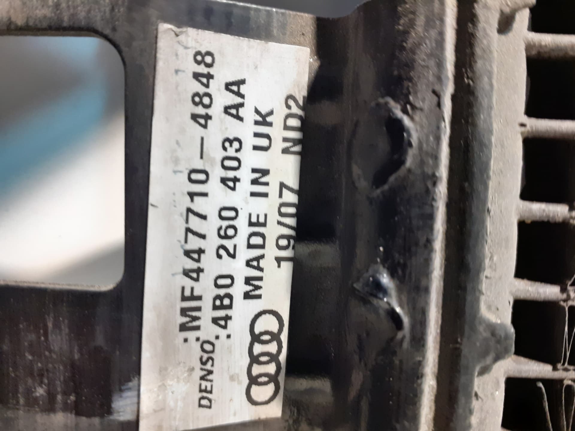 Recambio AUDI A4 BERLINA (B5) ref. 4B0260403AA 3