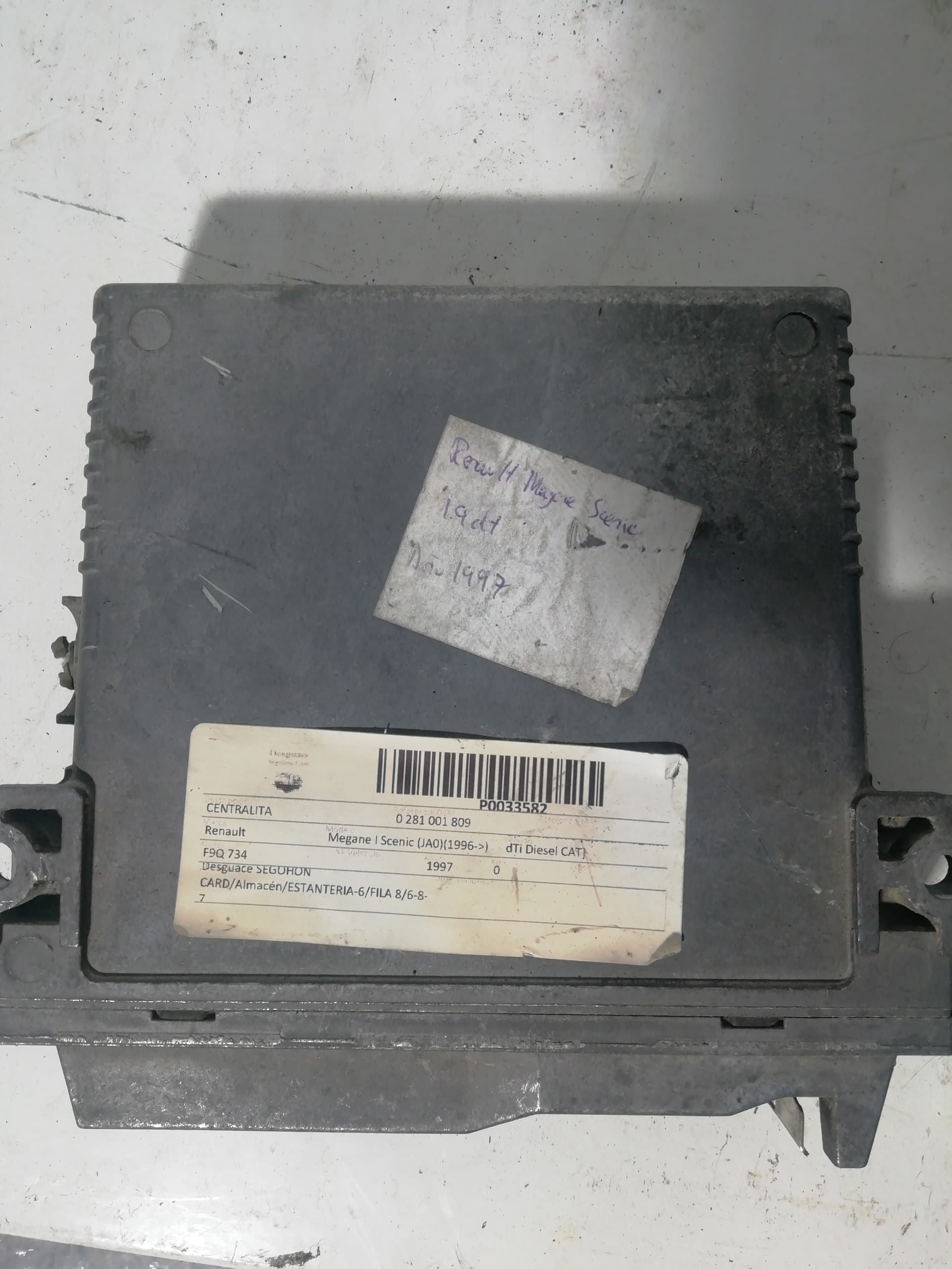 Centralita motor uce RENAULT MEGANE I CLASSIC (LA0)